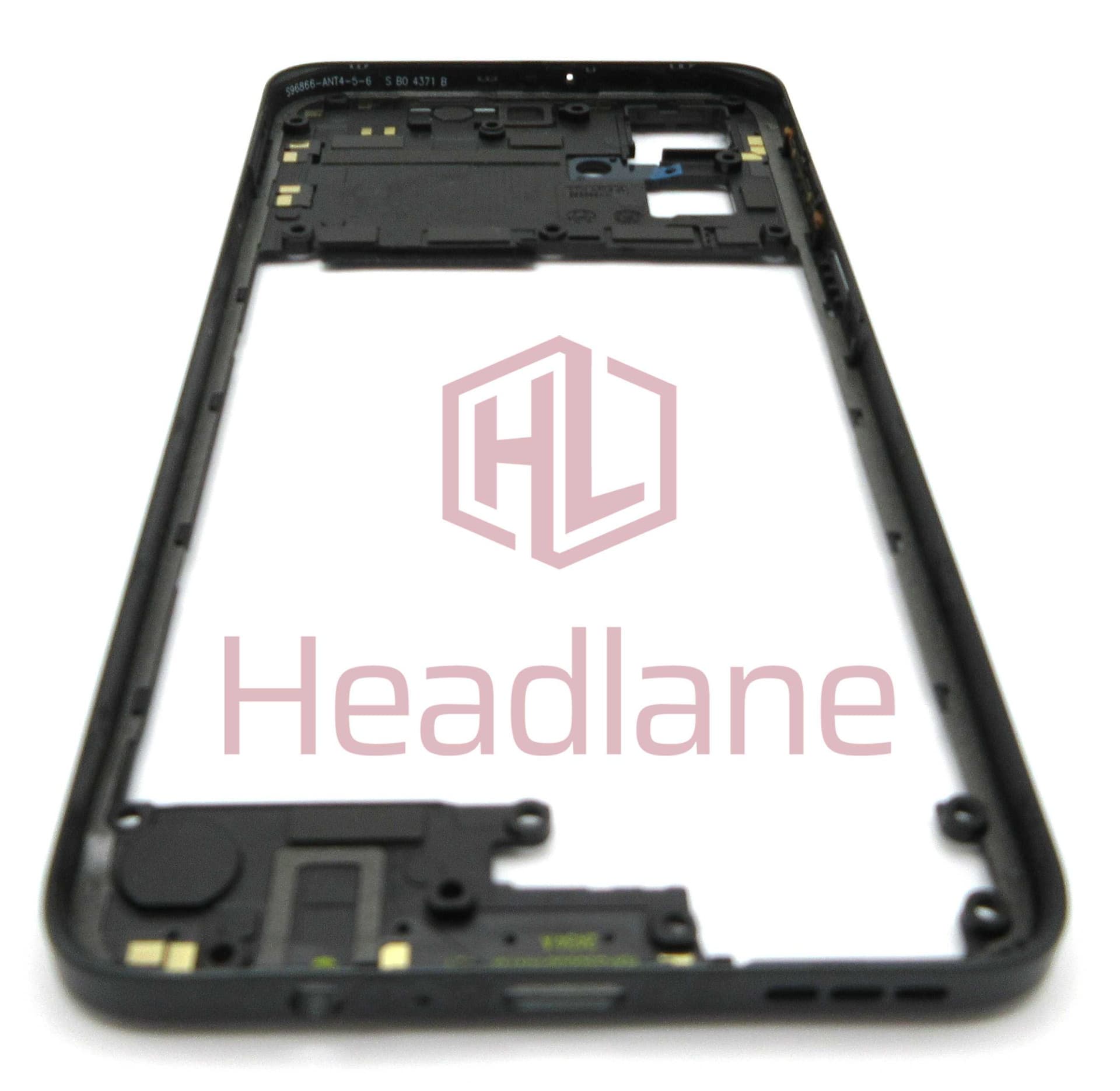 Motorola XT2435 Moto G55 5G Middle Cover / Chassis - Forest Grey - 5S58C28748