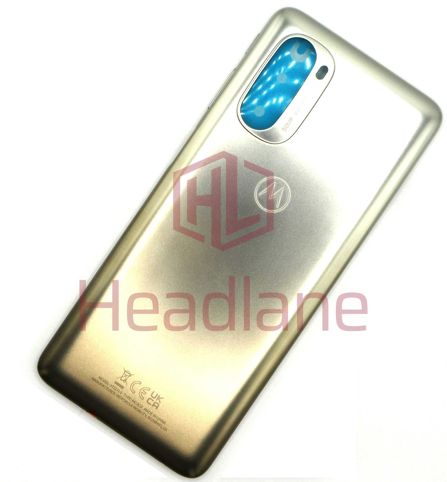 Motorola XT2171 Moto G51 5G Back / Battery Cover - Silver - 5S58C20151