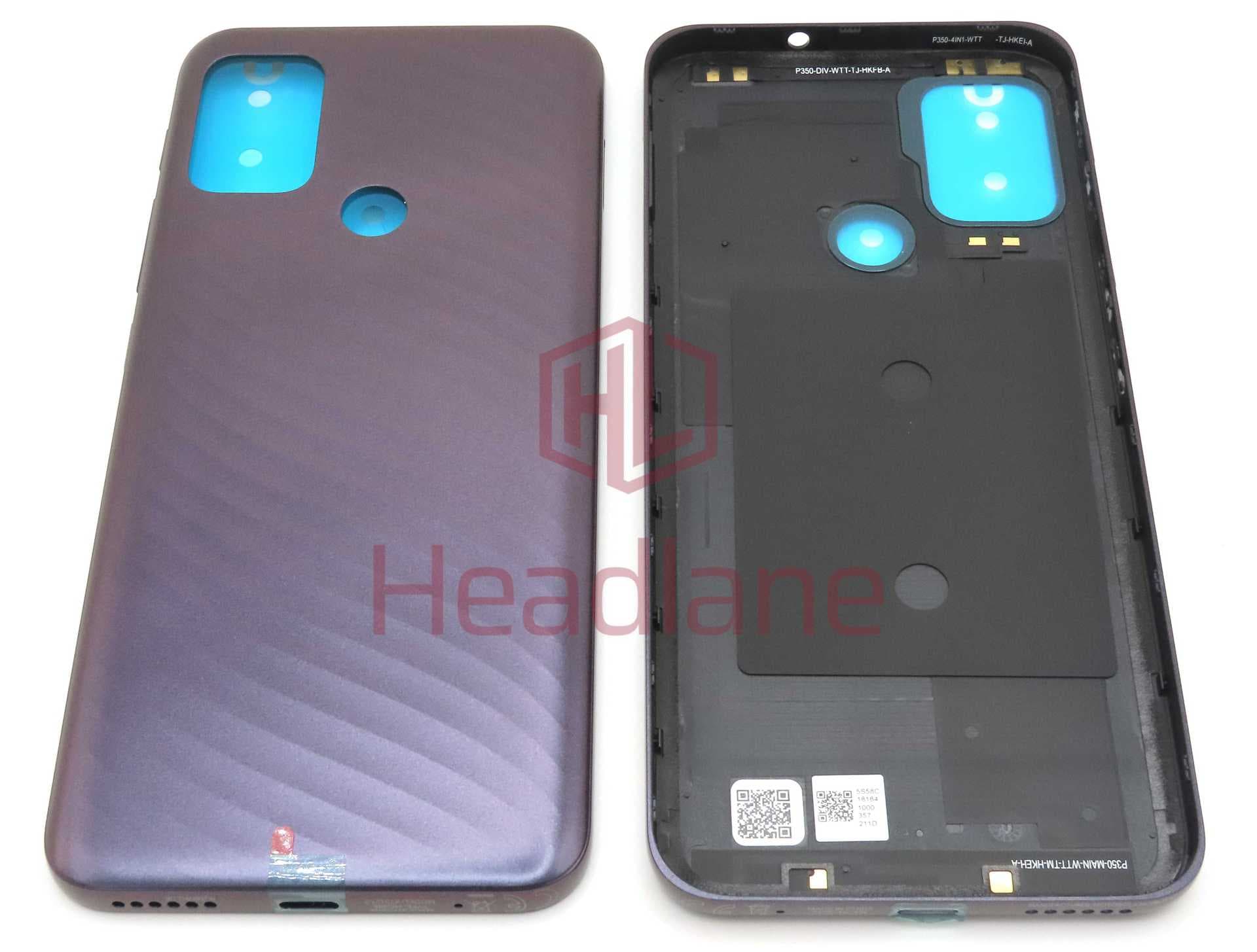 Motorola XT2127 Moto G10 Back / Battery Cover - Grey - 5S58C18120