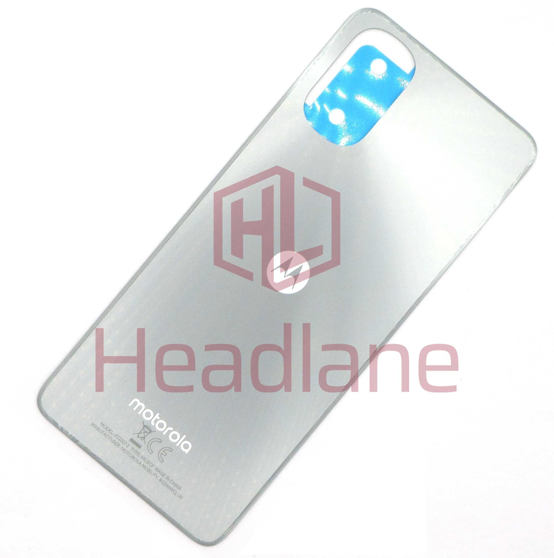 Motorola XT2231 Moto G22 Back / Battery Cover - Silver - 5S58C20667