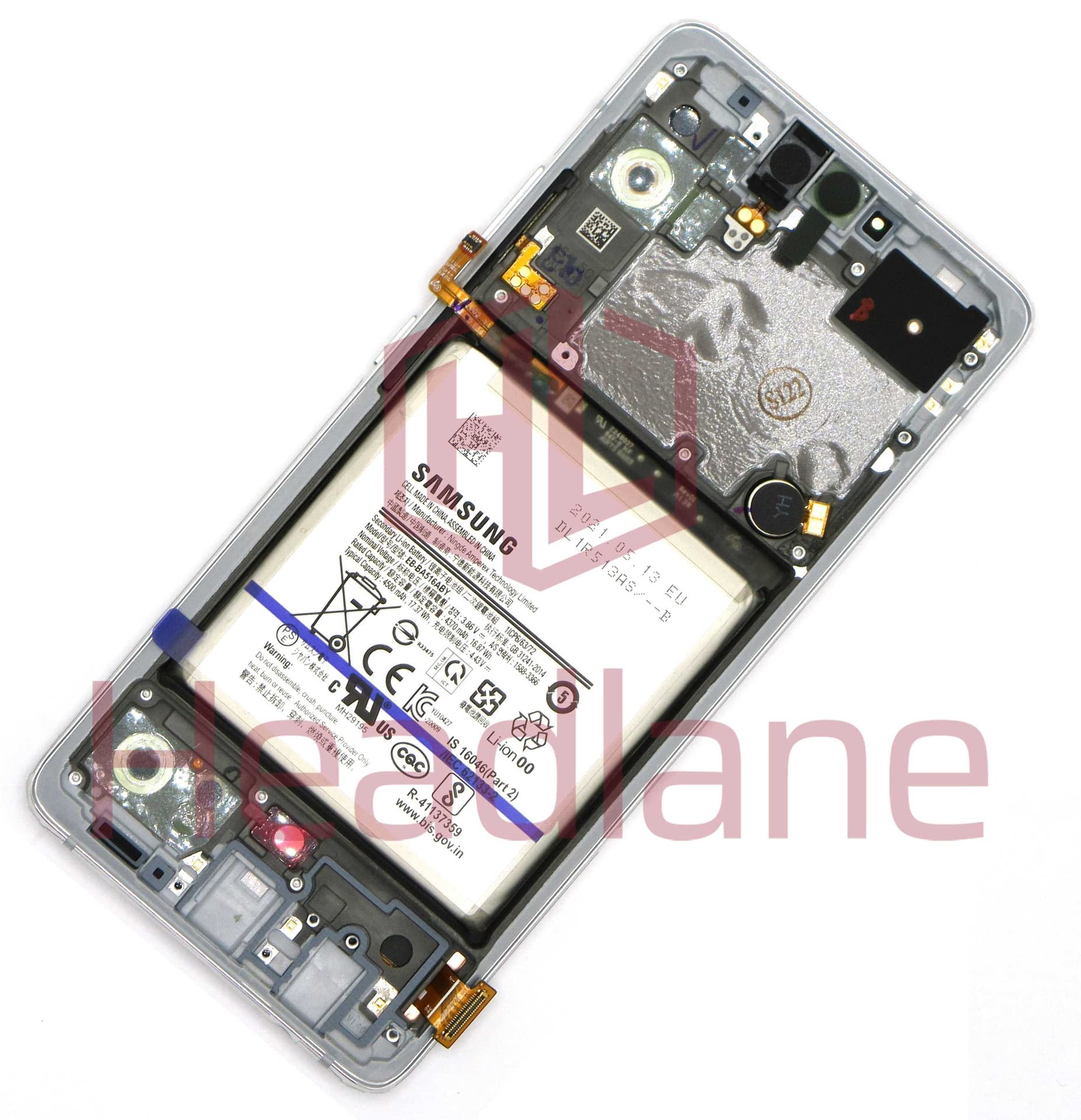 Samsung SM-A516 Galaxy A51 5G LCD Display / Screen + Touch + Battery - White - GH82-24481B