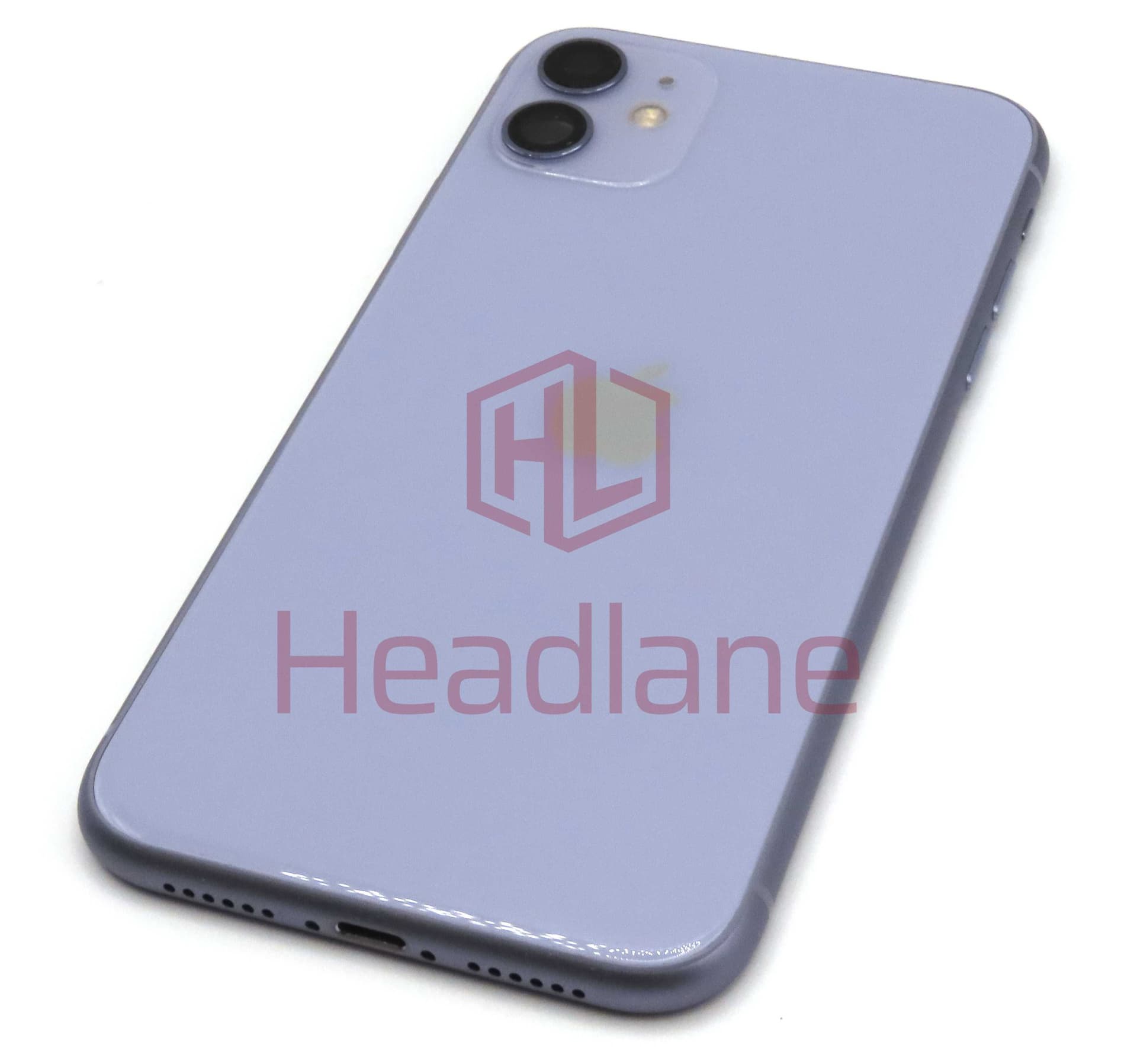Apple iPhone 11 Back / Battery Cover + Small Parts - Purple (Pulled - Grade B) (No Camera) - IP11BH-PR-NC-B