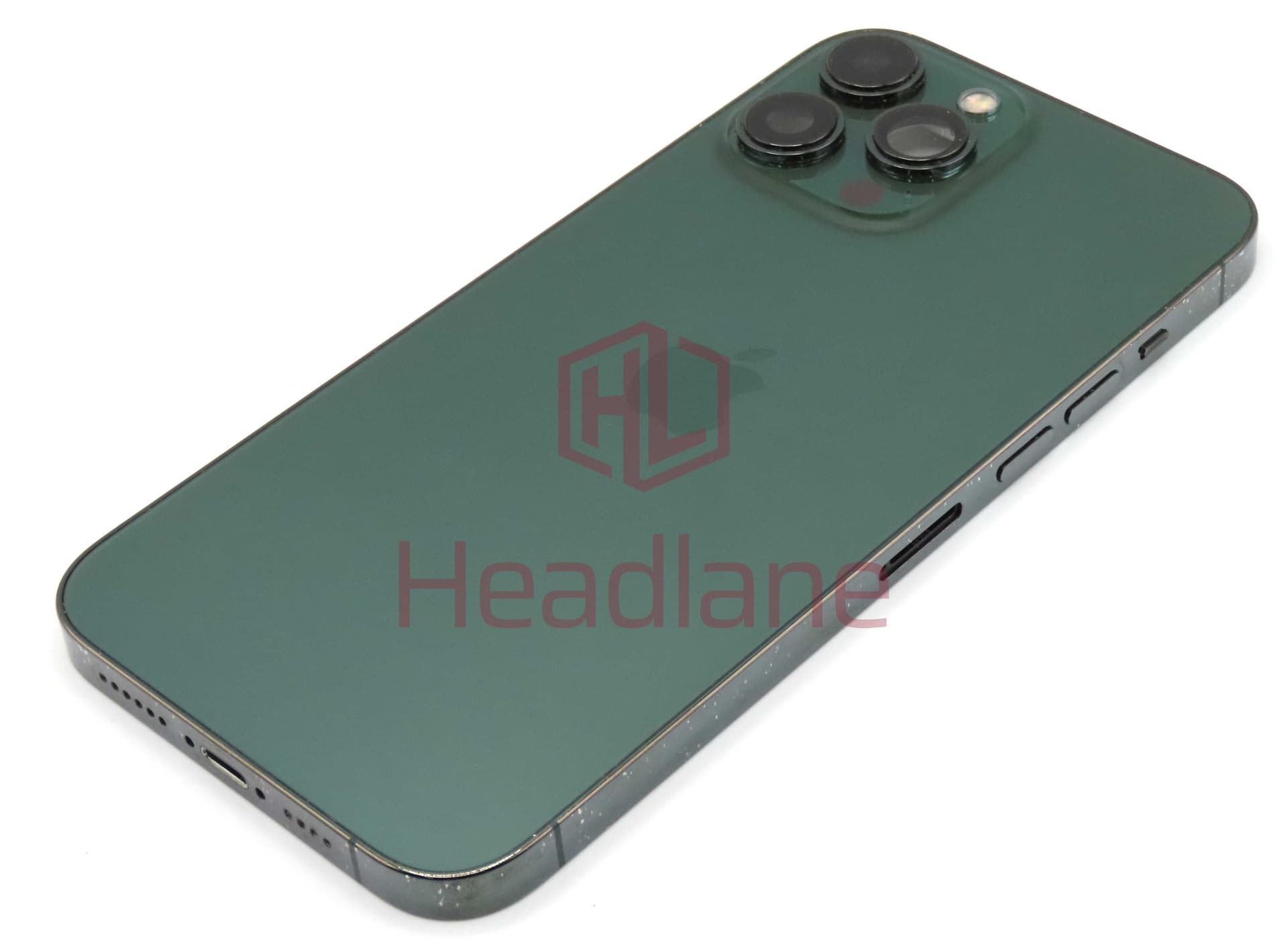 iPhone 13 Pro Max Back / Battery Cover + Small Parts - Green (Pulled - Grade C) (No Camera) - IP13PMBH-AG-NC-C - Apple Replacement Part