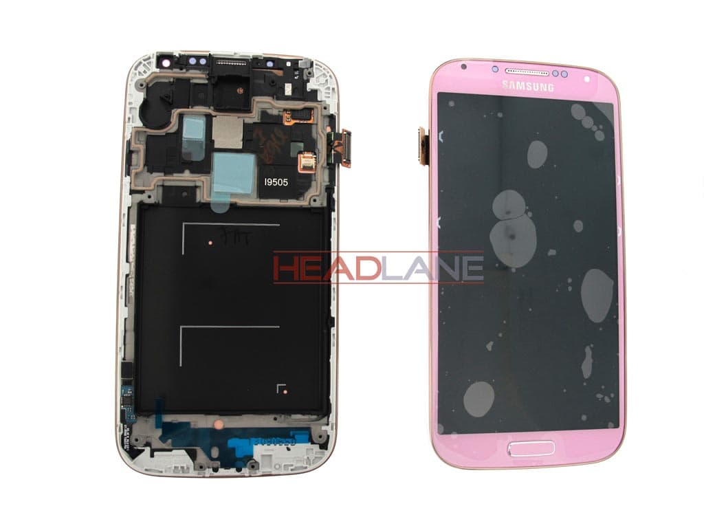 Samsung GT-I9505 Galaxy S4 LTE LCD Display / Screen + Touch - Gold Pink - GH97-14655J - Samsung Replacement Part