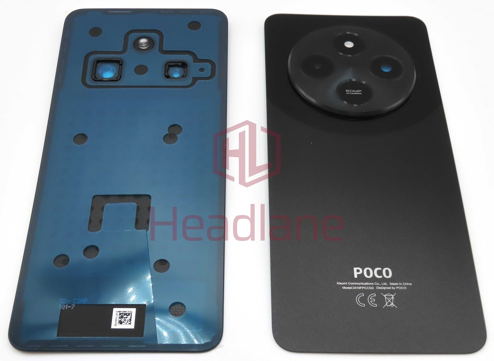 Xiaomi Poco C75 Back / Battery Cover - Black - 5600010C3NP00