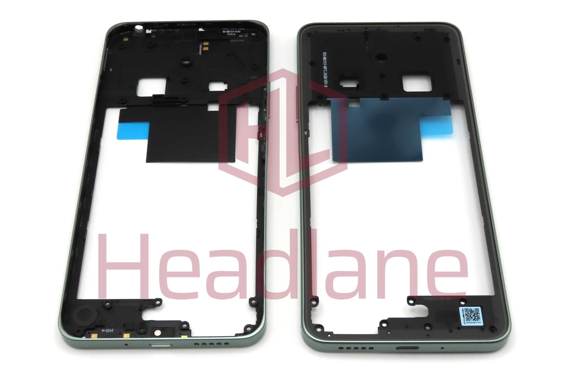 Xiaomi Poco C75 Middle Cover / Chassis - Green - 1610110001037A