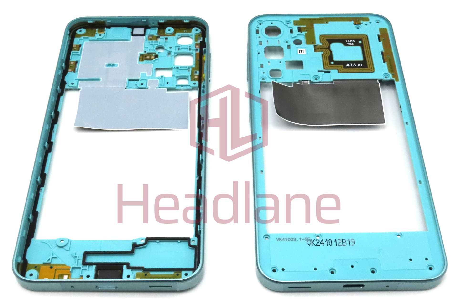 Samsung SM-A166 Galaxy A16 5G Middle Cover / Chassis - Light Green - GH98-49821D