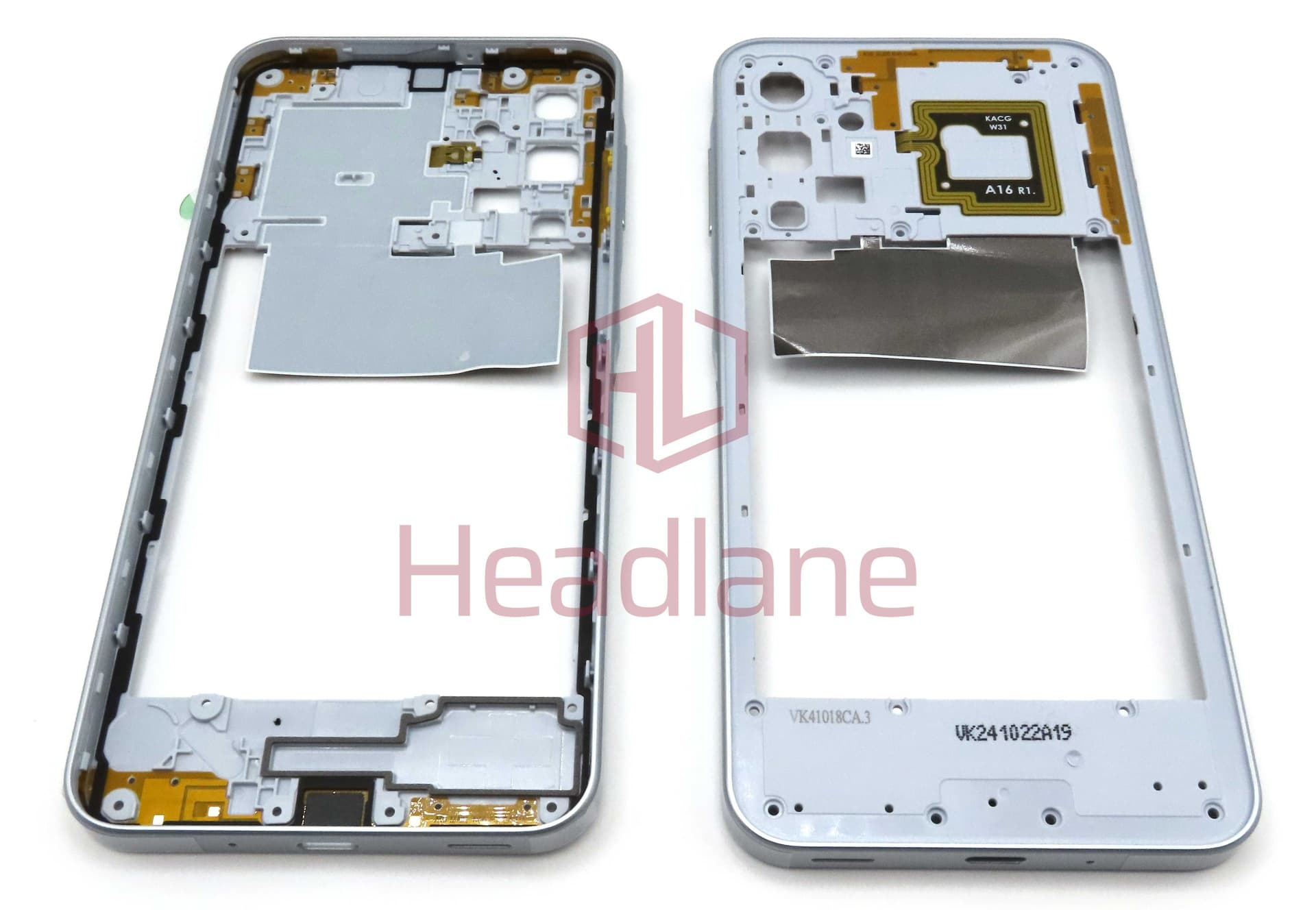 Samsung SM-A166 Galaxy A16 5G Middle Cover / Chassis - Light Grey - GH98-49821B