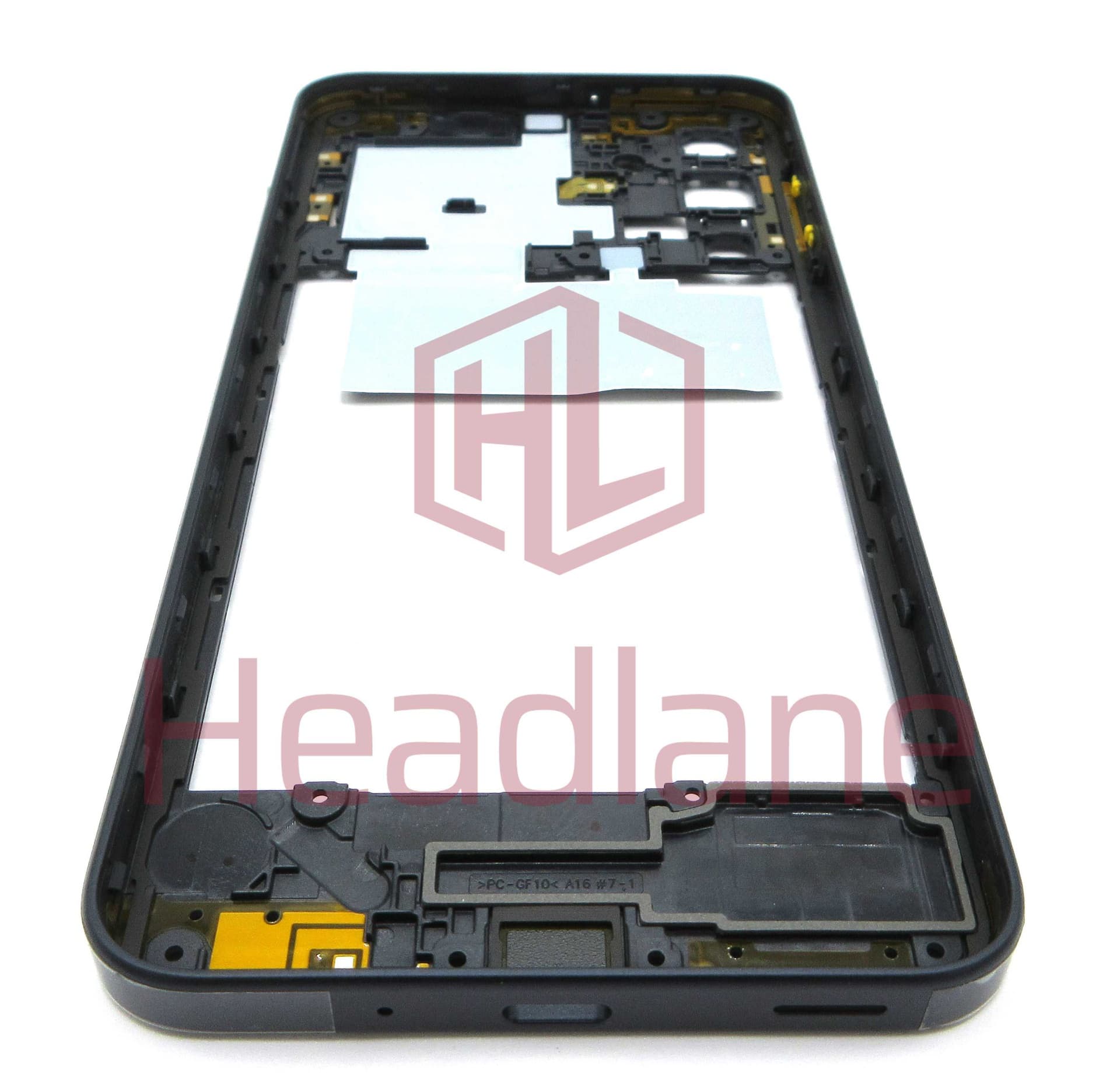 Samsung SM-A166 Galaxy A16 5G Middle Cover / Chassis - Blue Black - GH98-49821A
