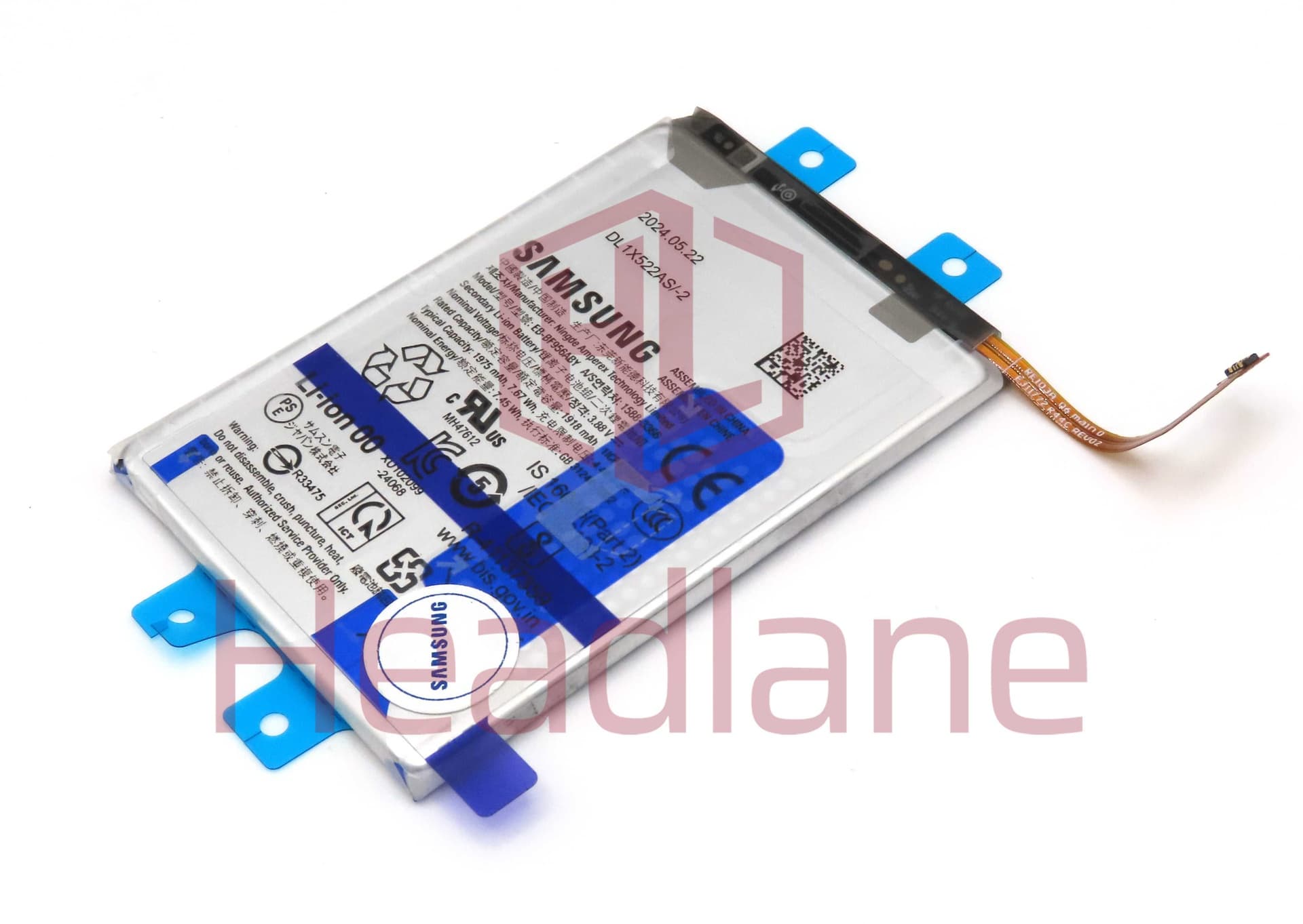 Samsung SM-F956 Galaxy Z Fold6 5G EB-BF956ABE 1975mAh Main Internal Battery - GH82-35058A