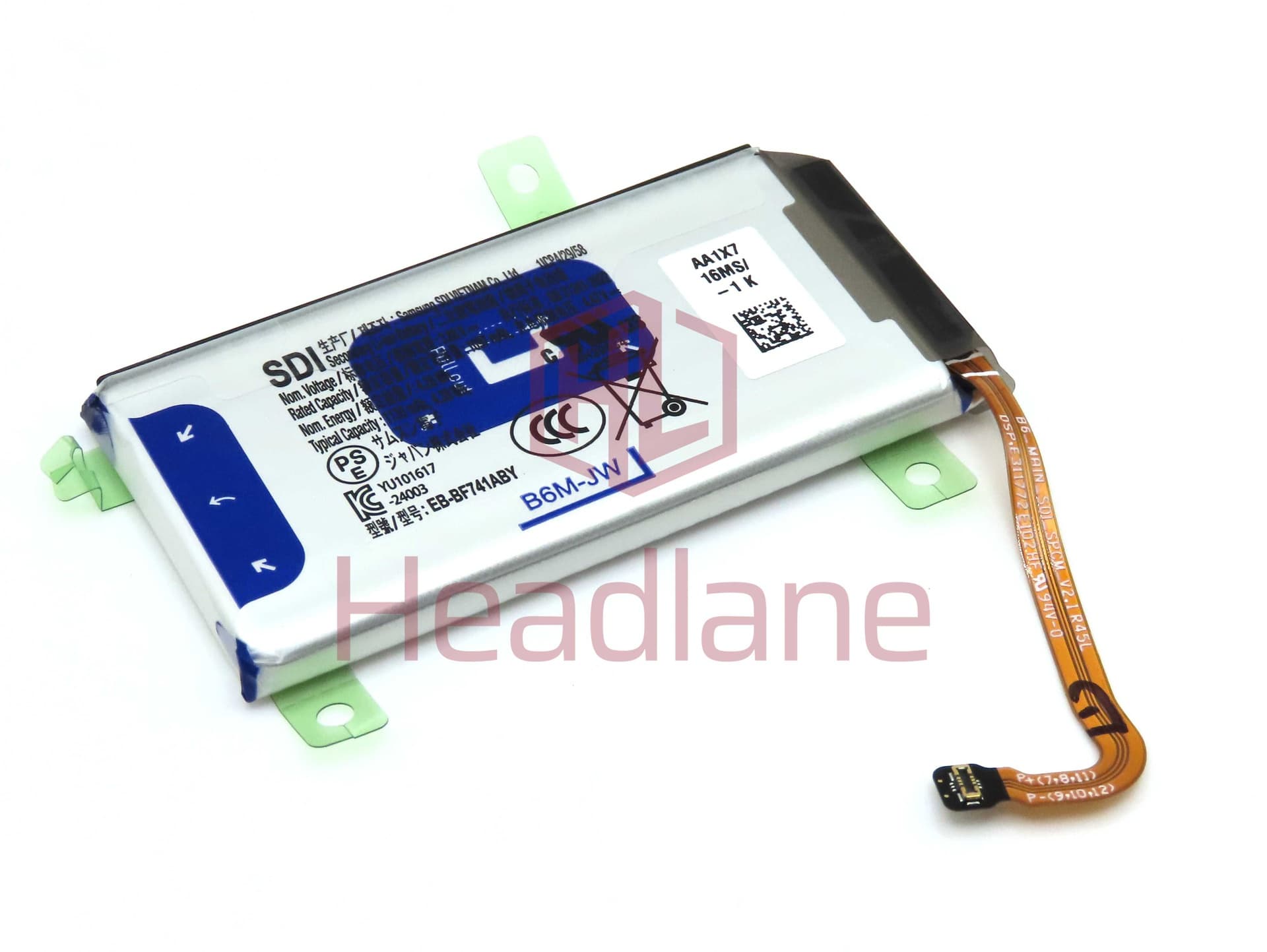 Samsung SM-F741 Galaxy Z Flip6 5G EB-BF741ABY 1130mAh Battery - GH82-35026A - Samsung Replacement Part