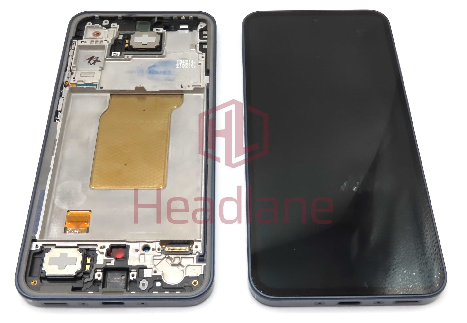 Samsung SM-A356 Galaxy A35 5G LCD Display / Screen + Touch + Frame - Black (Awesome Navy) - GH82-34221A - Samsung Replacement Part