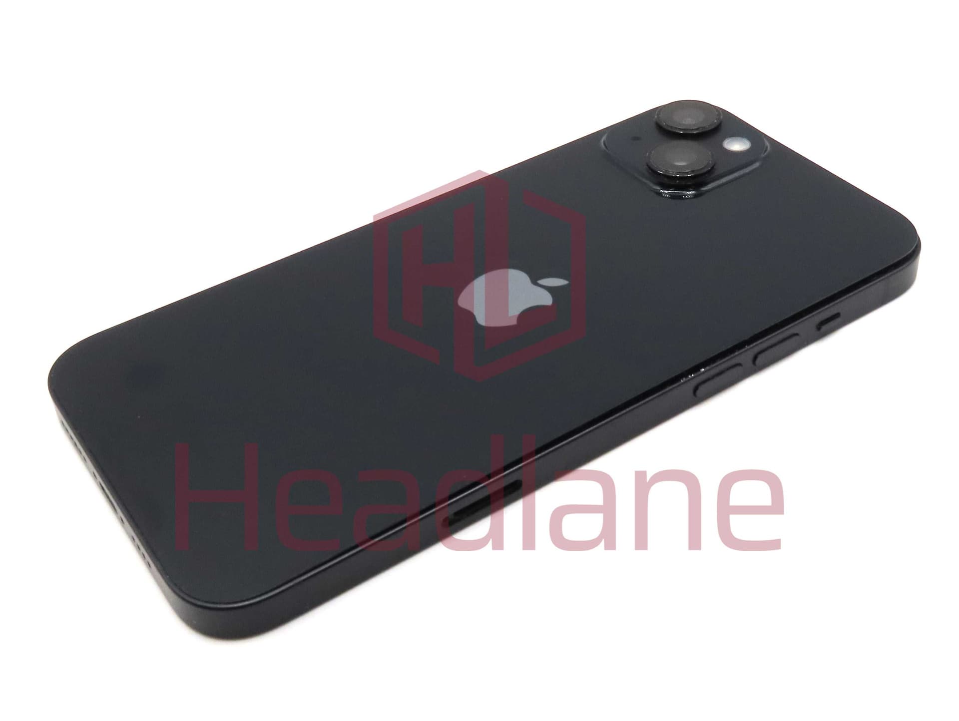 iPhone 14 Plus Back / Battery Cover + Small Parts - Black (Pulled - Grade C) - IP14PBH-BK-C
