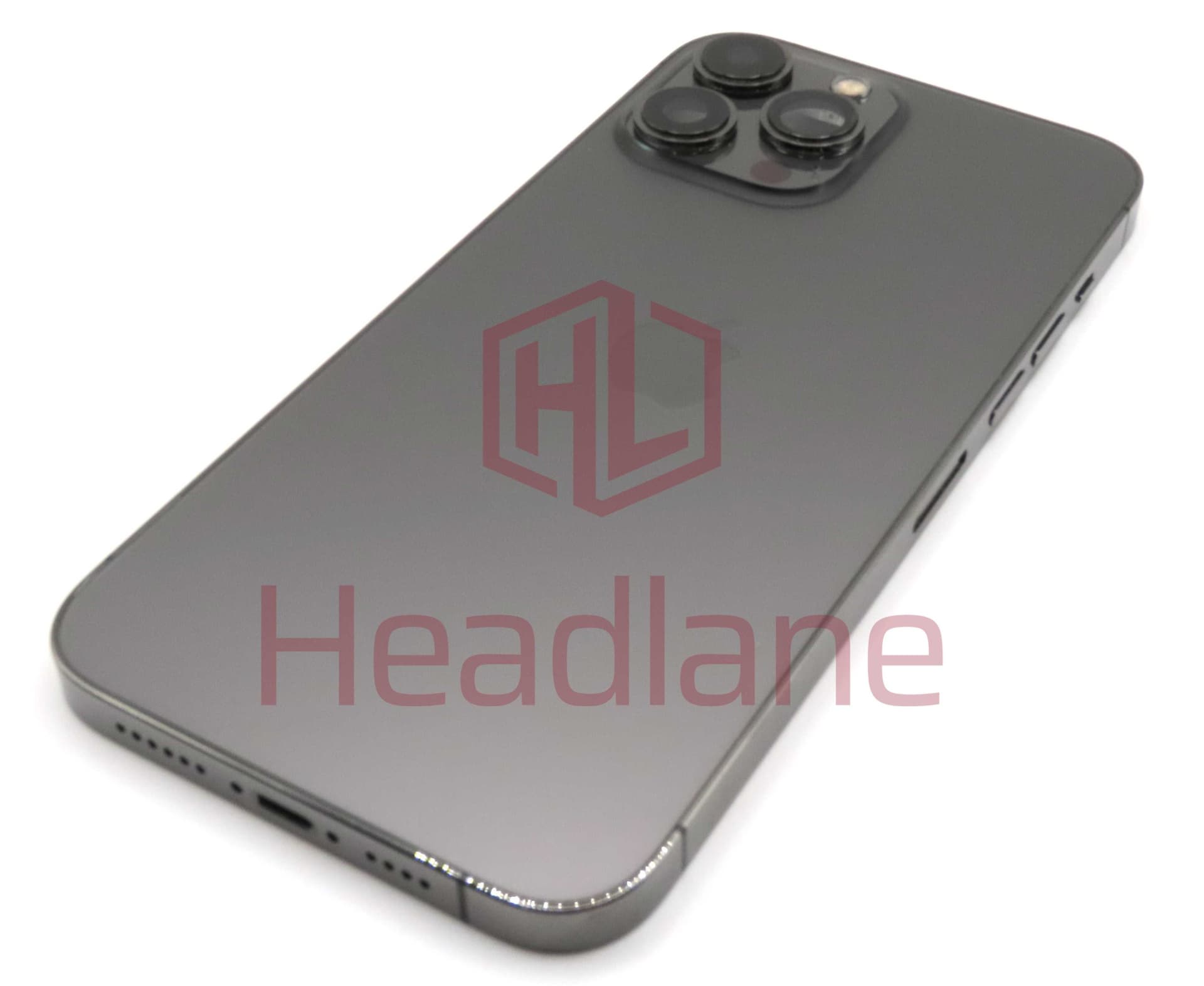iPhone 13 Pro Max Back / Battery Cover + Small Parts - Graphite (Pulled - Grade B) (No Camera) - IP13PMBH-BK-NC-B