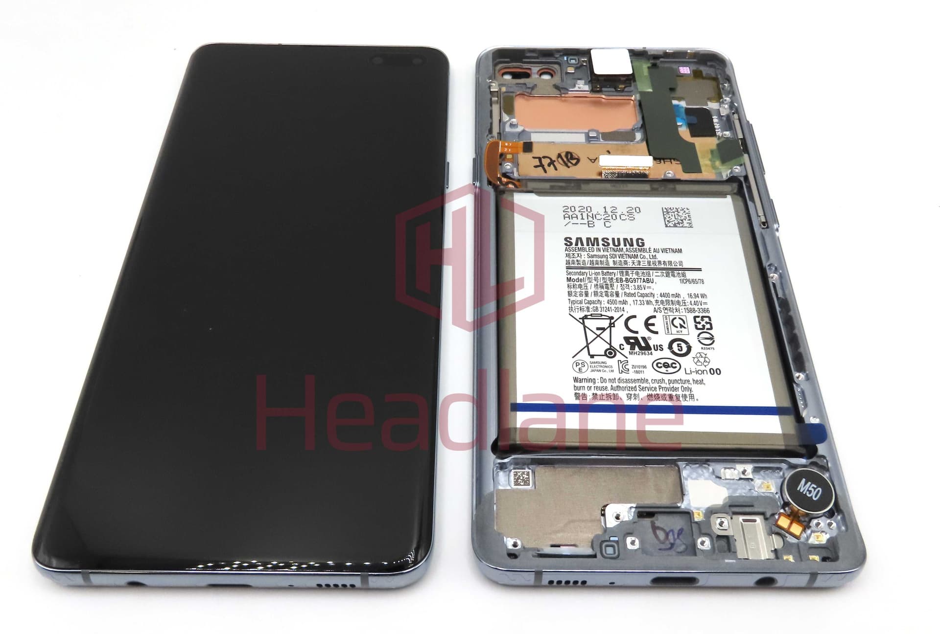 Samsung SM-G977 Galaxy S10 5G LCD Display / Screen + Touch + Battery - Majestic Black - GH82-19771B