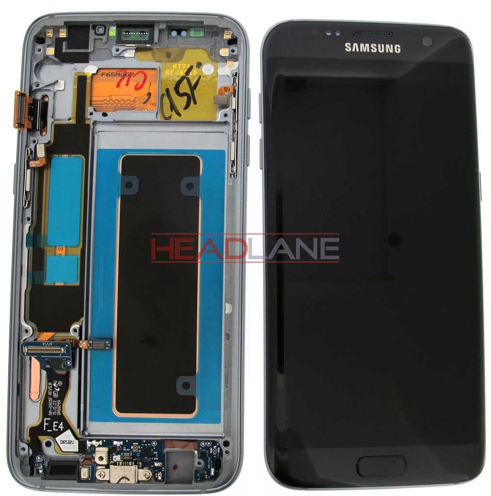 Samsung SM-G935F Galaxy S7 Edge LCD Display / Screen + Touch - Black (No Box) - GH97-18533A_NB