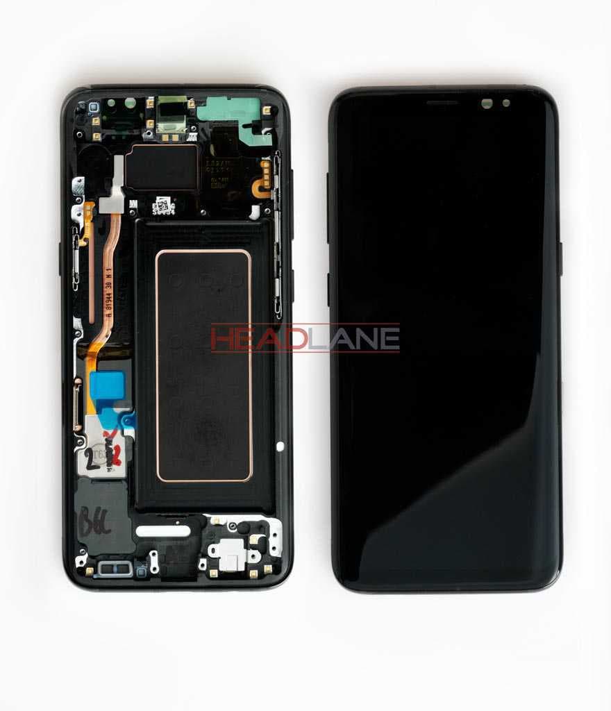 Samsung SM-G950 Galaxy S8 LCD Display / Screen + Touch - Black (No Box) - GH97-20457A_NB