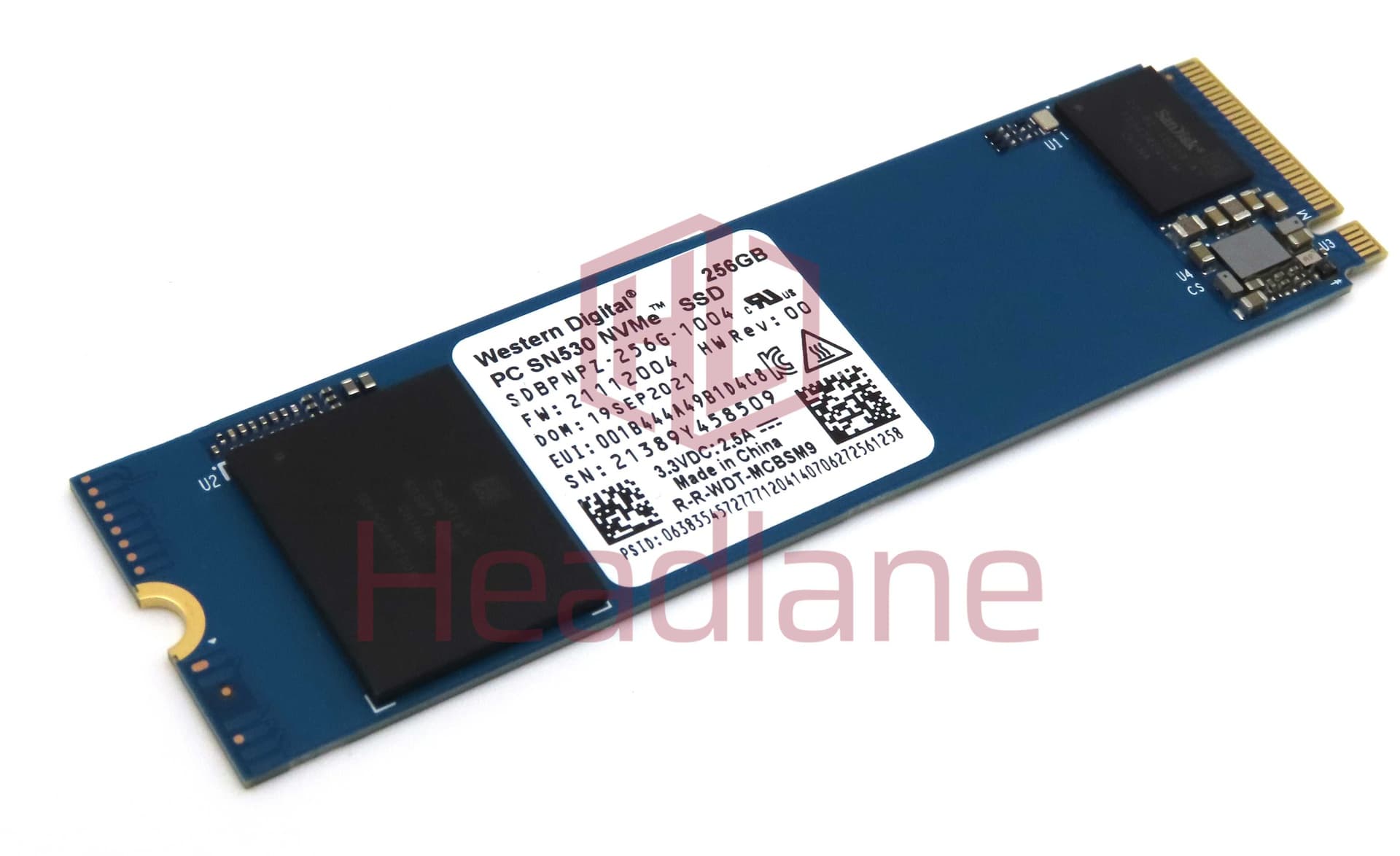 Western Digital 256GB SN530 M.2 NVMe SSD - BA59-04570A - Western Digital Replacement Part