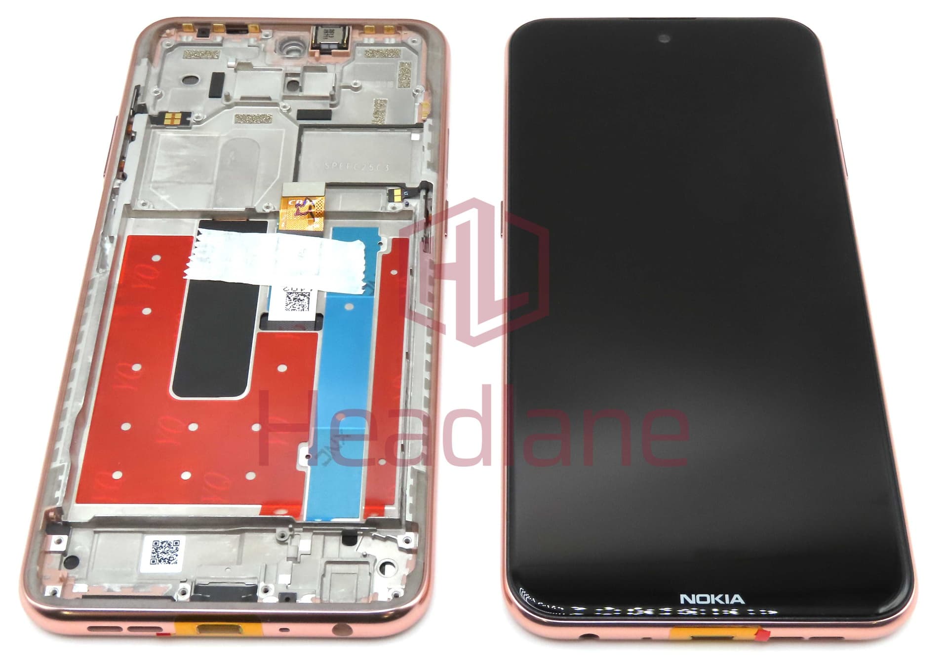 Nokia TA-1341 TA-1344 X20 LCD Display / Screen + Touch - Midnight Sun - 70100882H001
