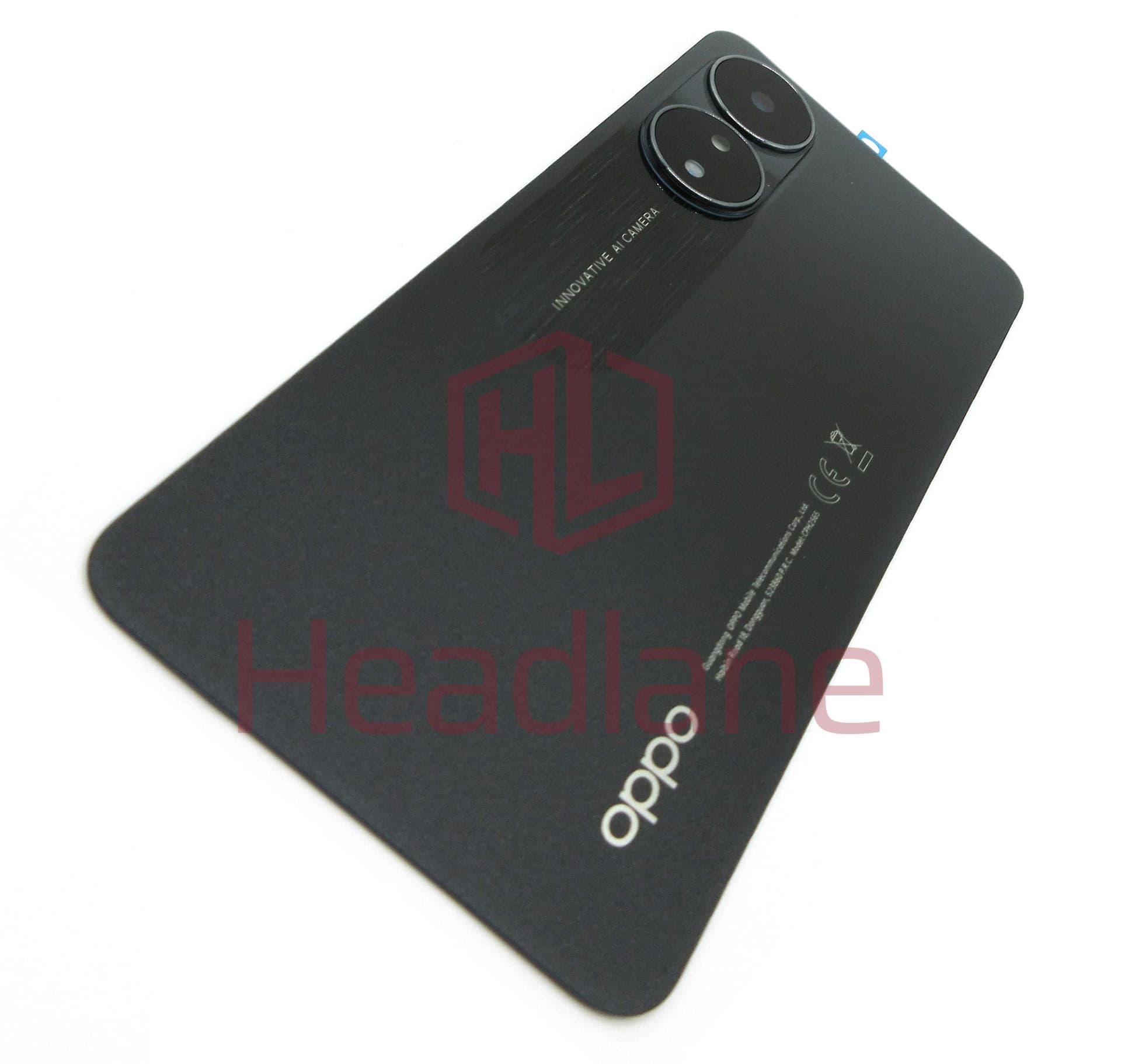 Oppo CPH2565 A78 4G Back / Battery Cover - Black - 621033000088