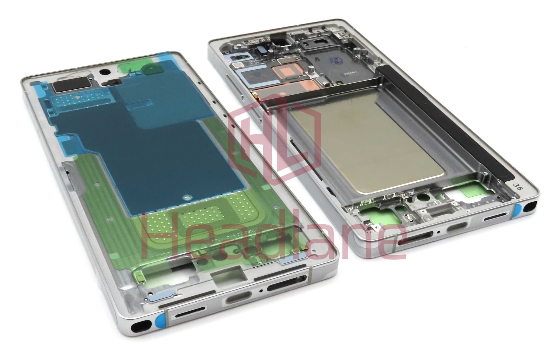Samsung SM-S938 Galaxy S25 Ultra Display Frame / Chassis - Titanium Whitesilver / Titanium Silverblue - GH82-36386C