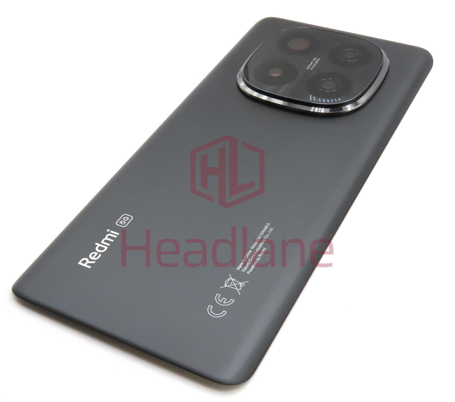 Xiaomi Redmi Note 14 Pro+ 5G Back / Battery Cover - Midnight Black - 5600240O16U00 - Xiaomi Replacement Part