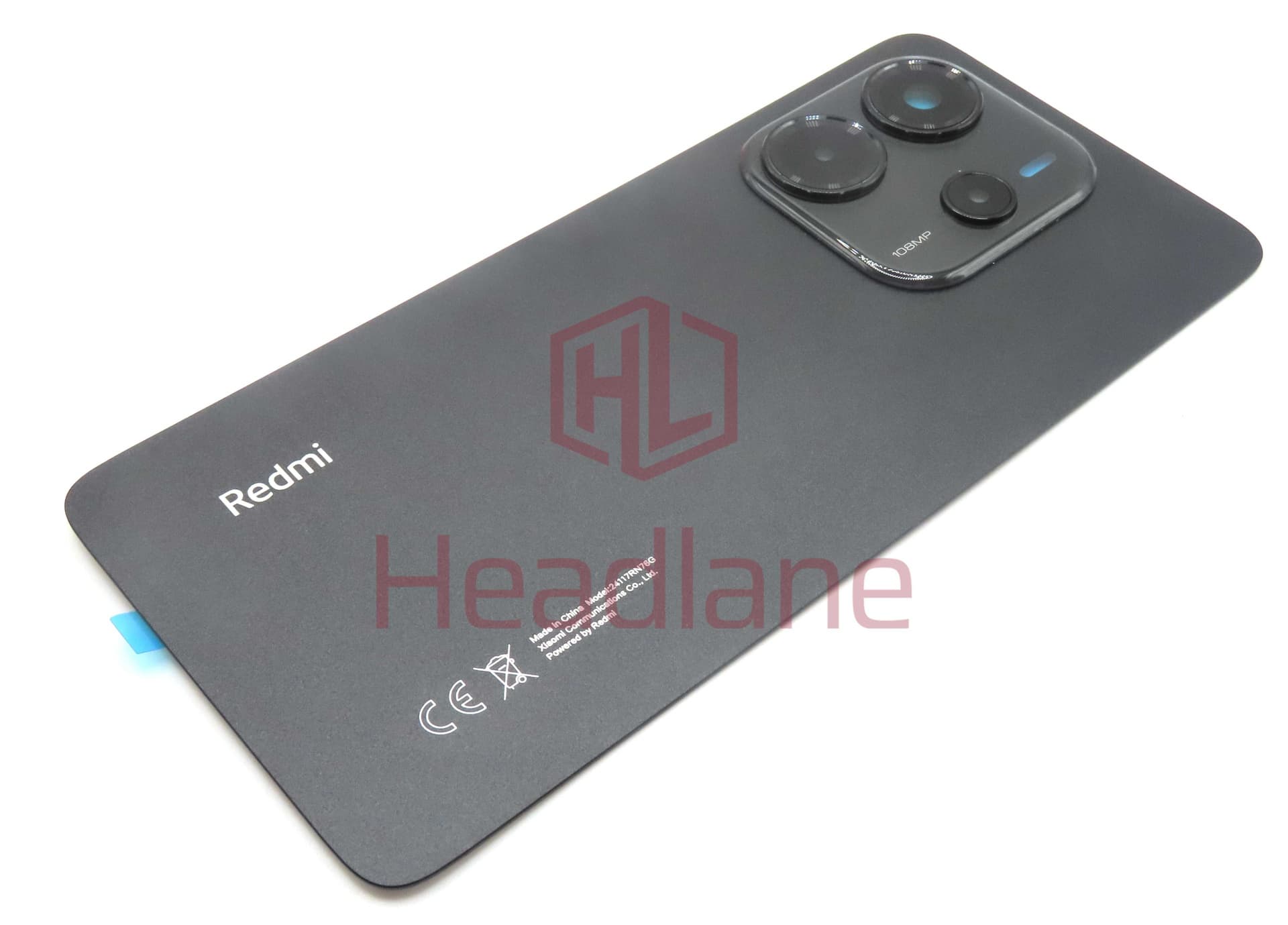 Xiaomi Redmi Note 14 Back / Battery Cover - Midnight Black - 560004000O700