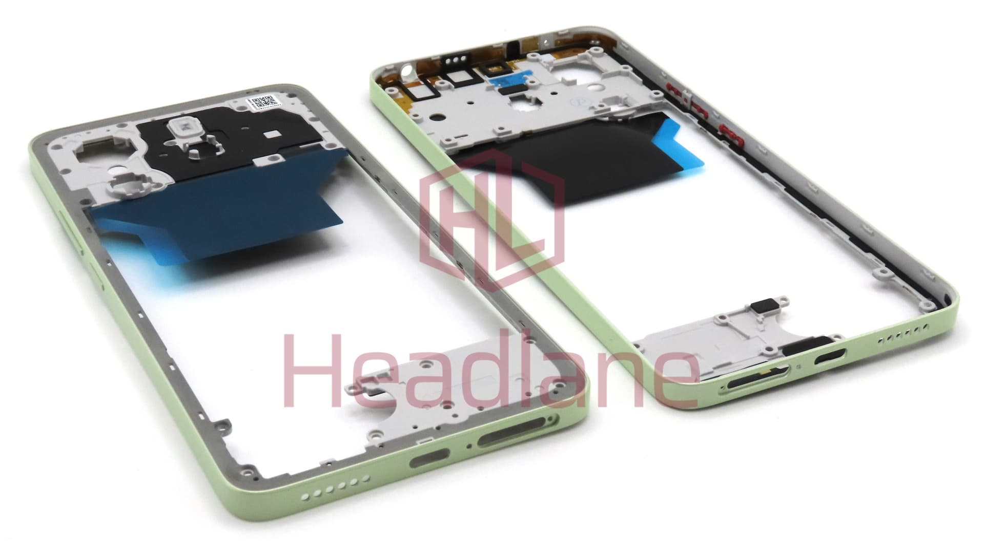 Xiaomi Redmi Note 14 Middle Cover / Chassis - Lime Green - 1610110001090B