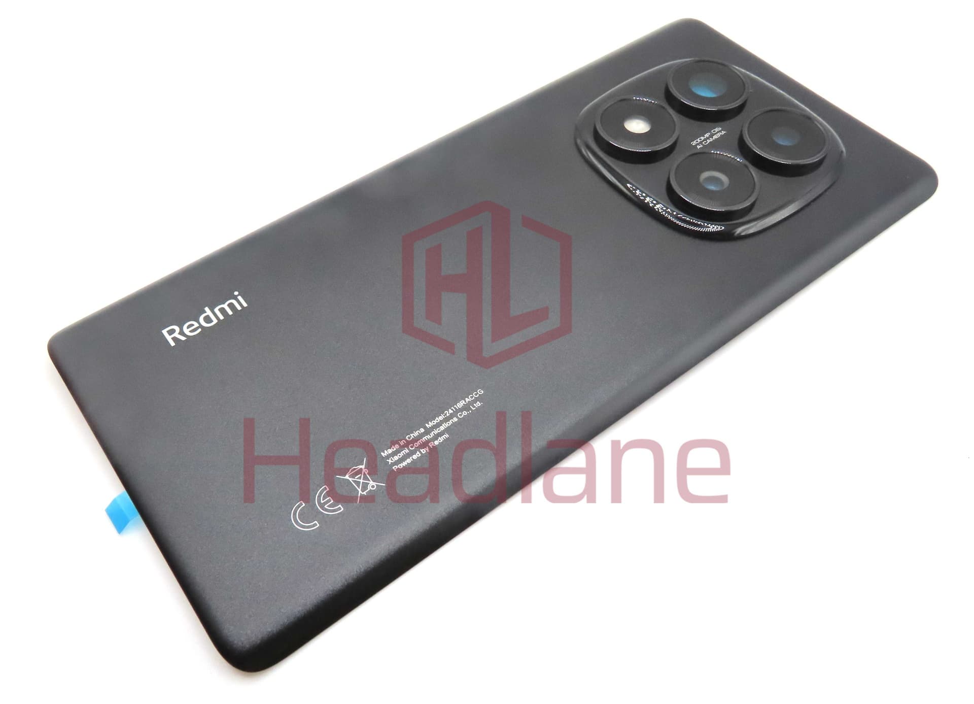Xiaomi Redmi Note 14 Pro Back / Battery Cover - Midnight Black - 560008000O600