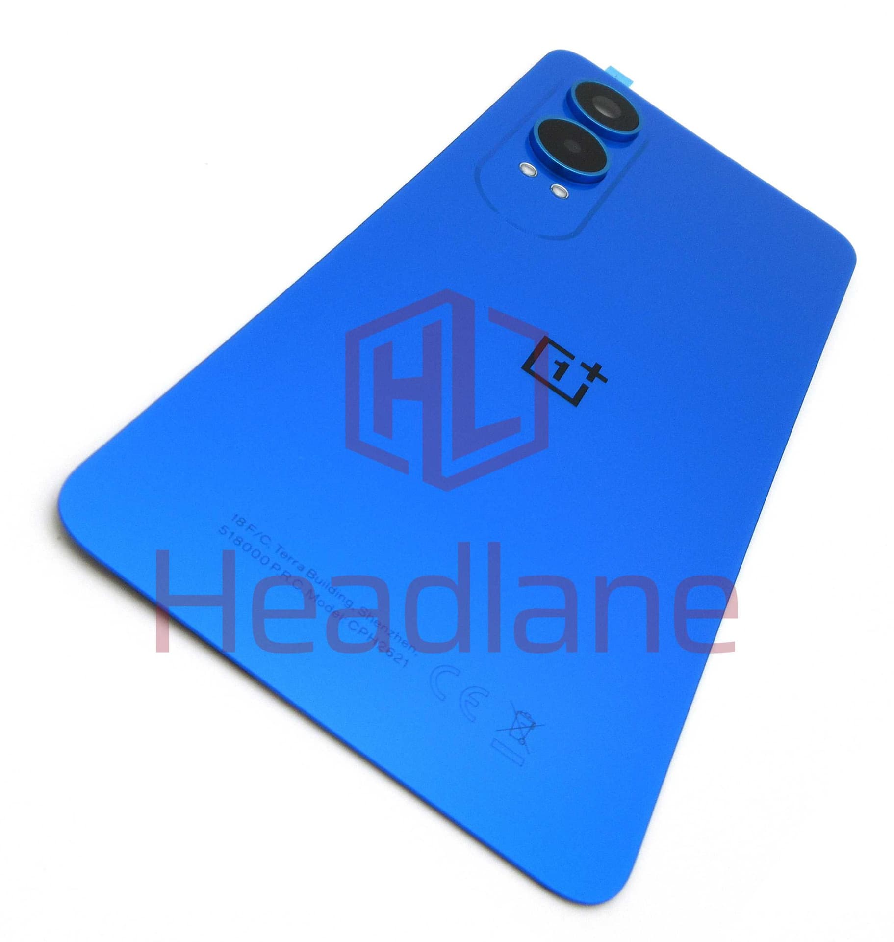 OnePlus Nord CE4 Lite 5G Back / Battery Cover - Mega Blue - 621033000303 - OnePlus Replacement Part