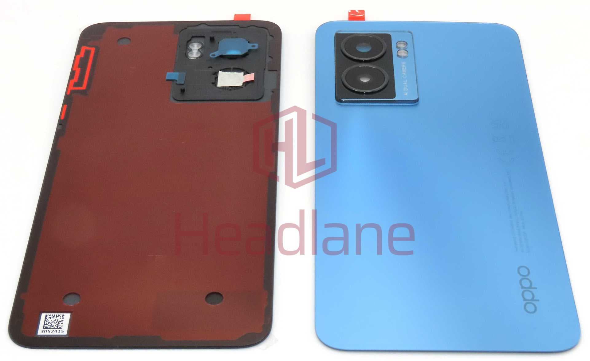 Oppo CPH2339 A77 5G Back / Battery Cover - Blue - 4150295