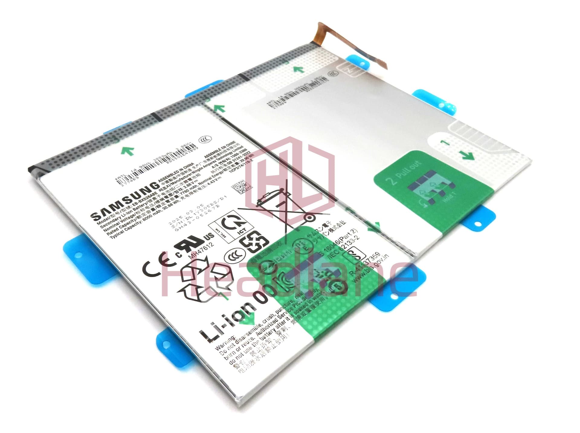 Samsung SM-X520 X526 Galaxy Tab S10 FE WiFi / 5G EB-BX526ABE 8000mAh Battery - GH82-37144A