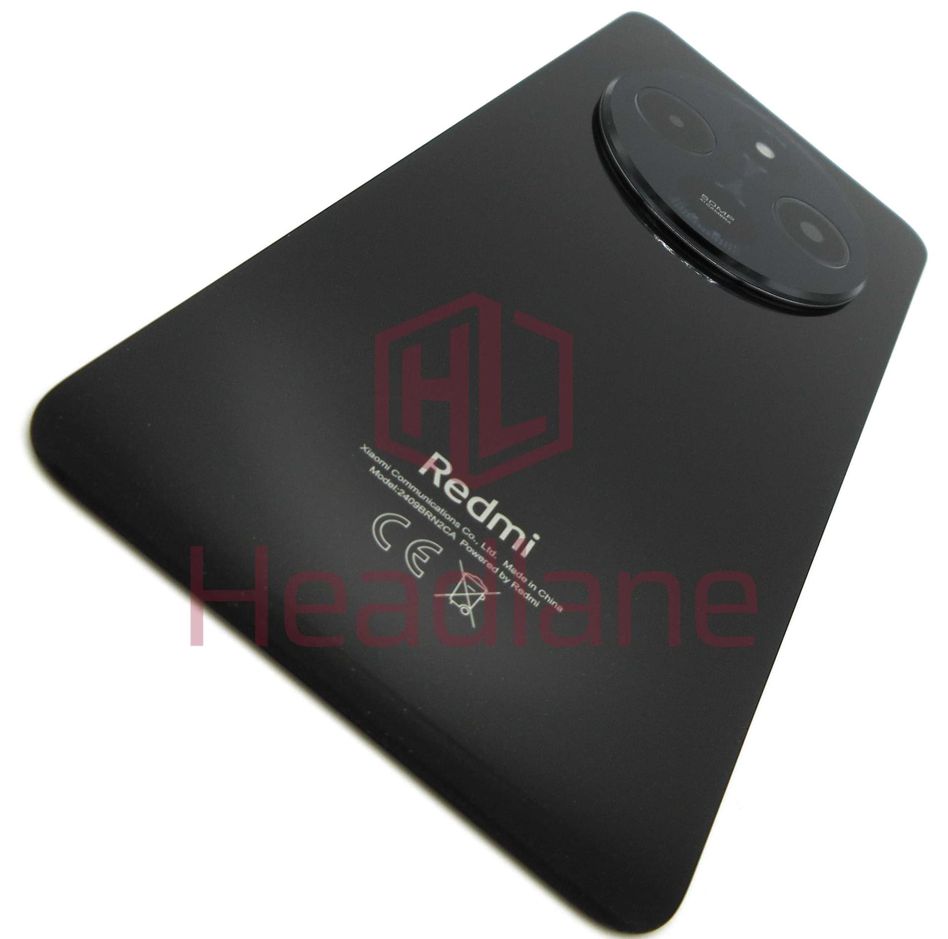 Xiaomi Redmi 14C Back / Battery Cover - Black - 5600010C3NA00