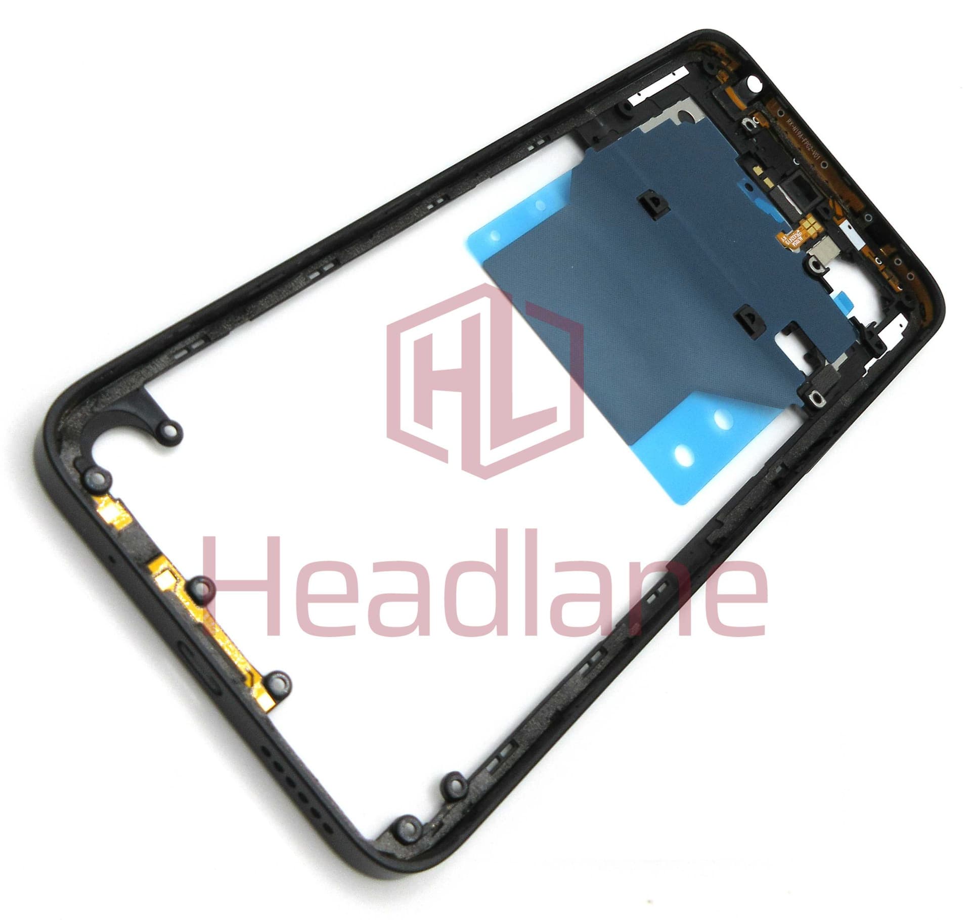 Xiaomi Poco M6 Middle Cover / Chassis - Black - 1610110000862A