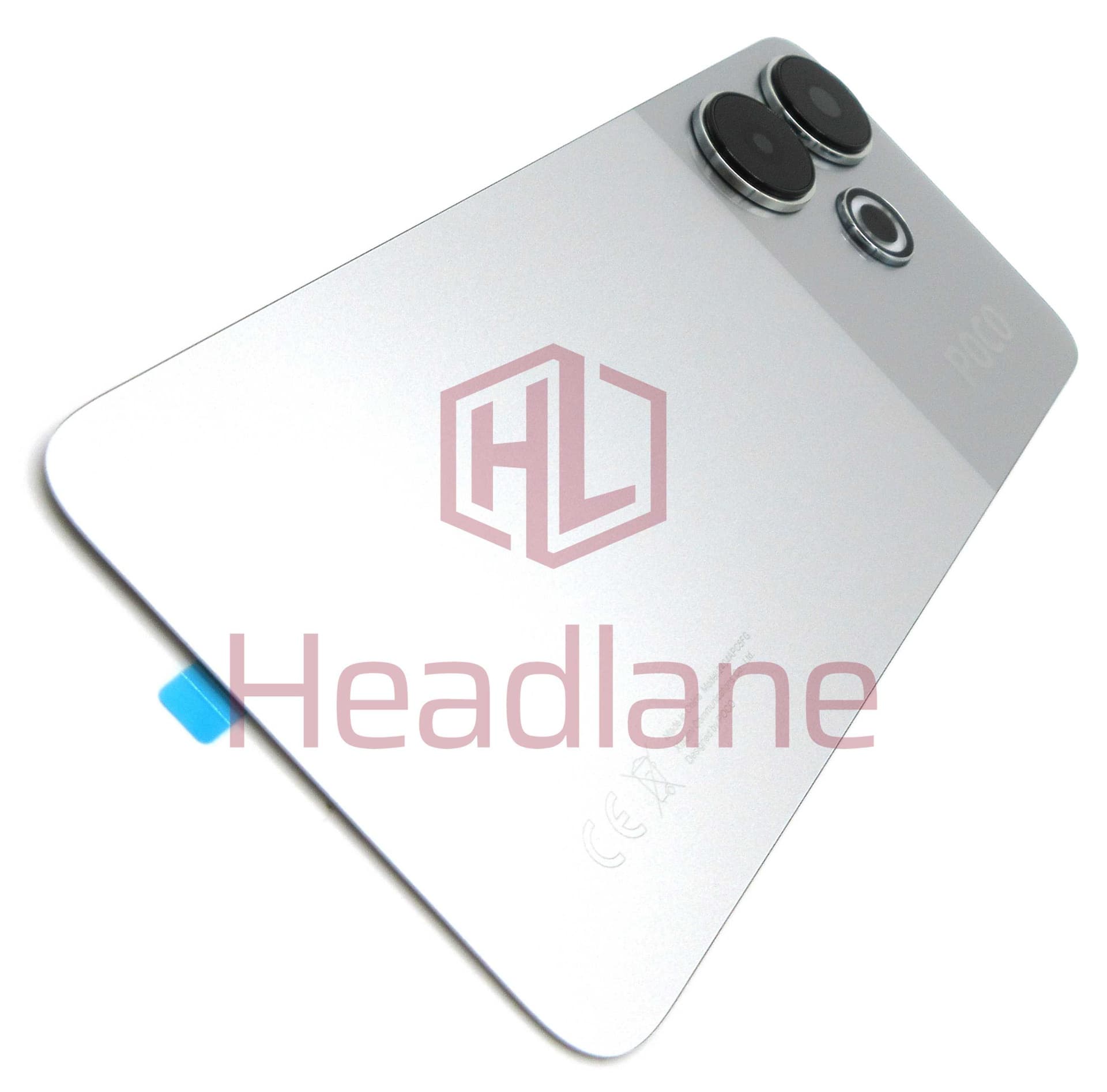 Xiaomi Poco M6 Back / Battery Cover - Silver - 5600020N19C00