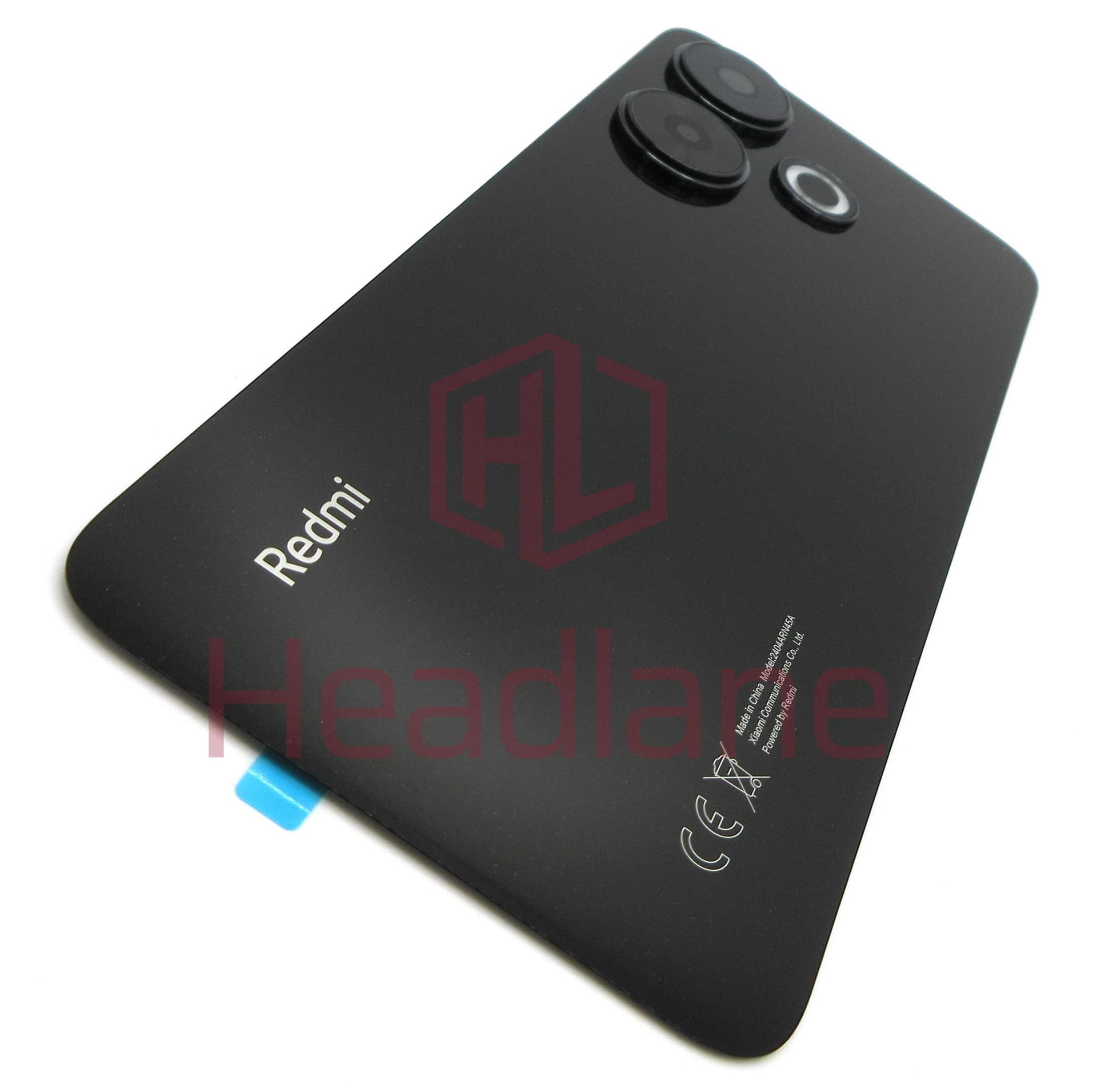Xiaomi Redmi 13 Back / Battery Cover - Black - 5600020N19A00