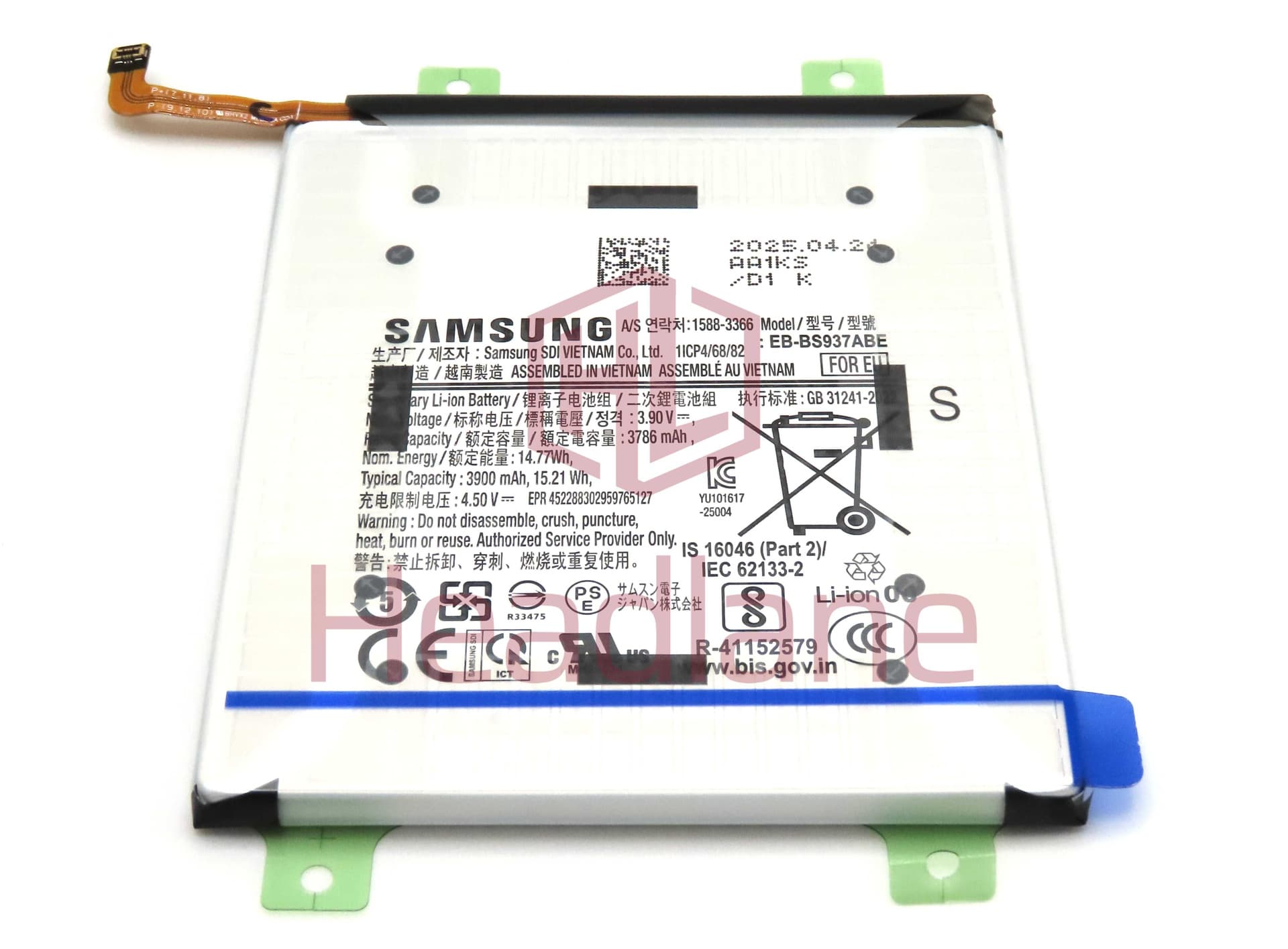 Samsung SM-S937 Galaxy S25 Edge EB-BS937ABE 3900mAh Battery - GH82-37227A