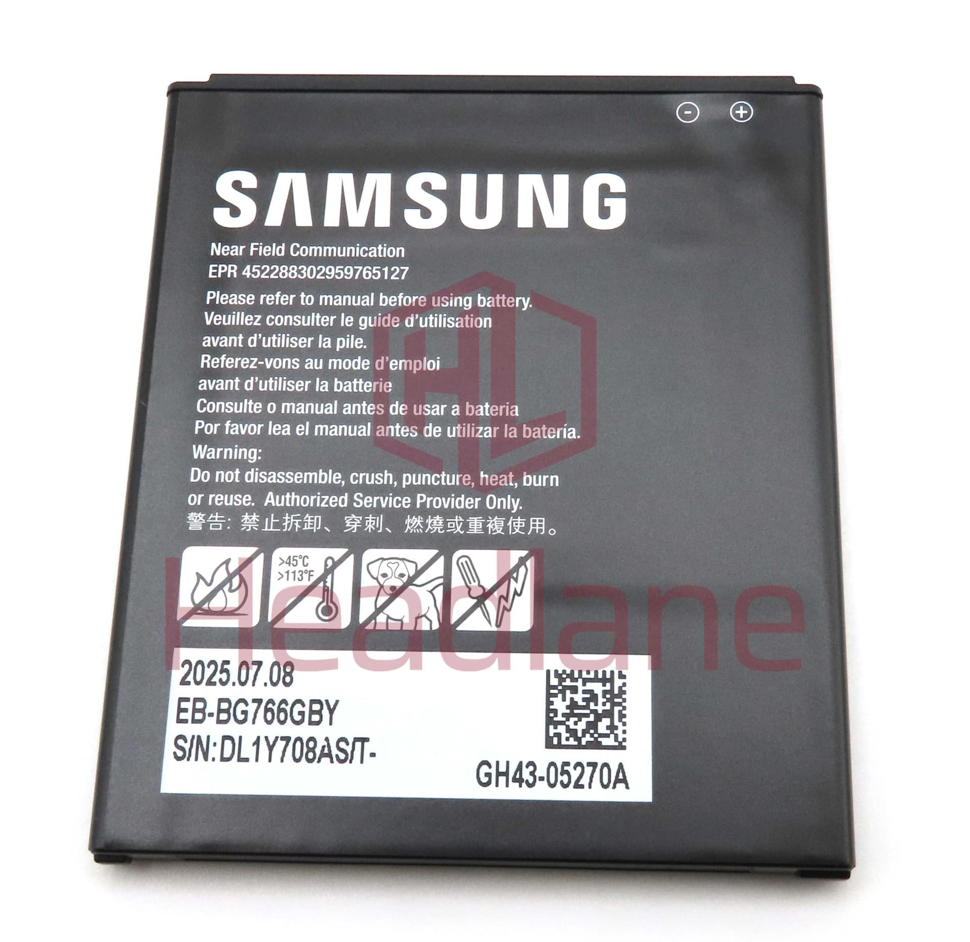Samsung SM-G766 Galaxy Xcover7 Pro EB-BG766GBY 4350mAh Battery - GH43-05270A