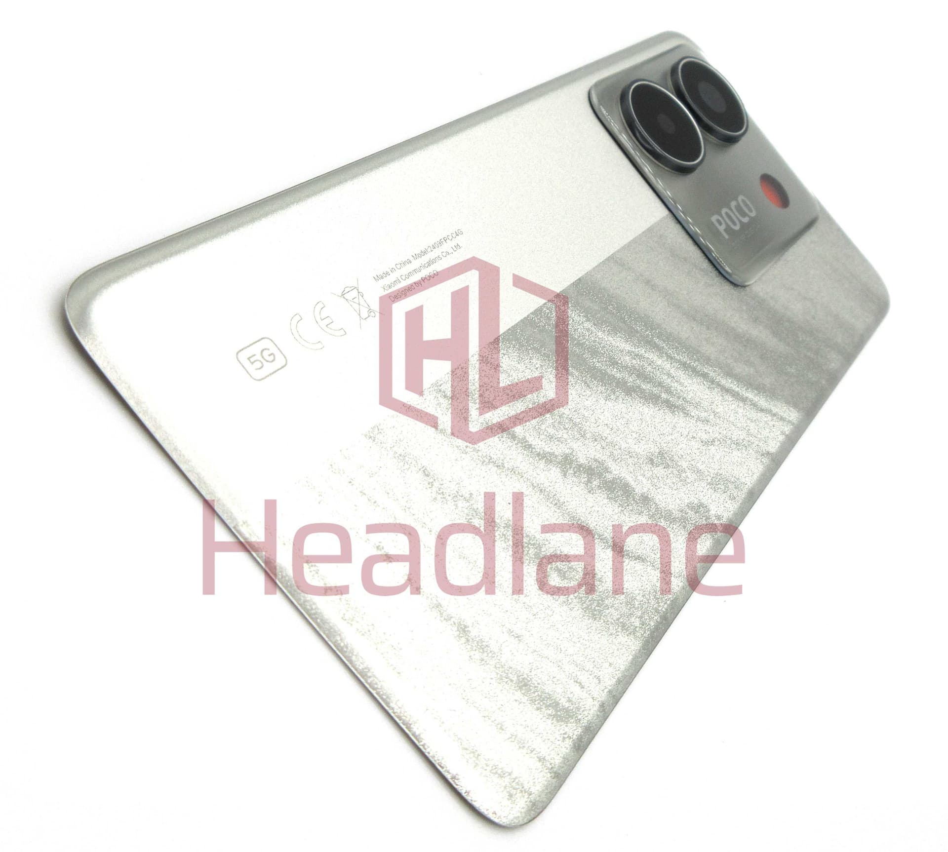 Xiaomi Poco M7 Pro 5G Back / Battery Cover - Lunar Dust - 5600110O17P00 - Xiaomi Replacement Part