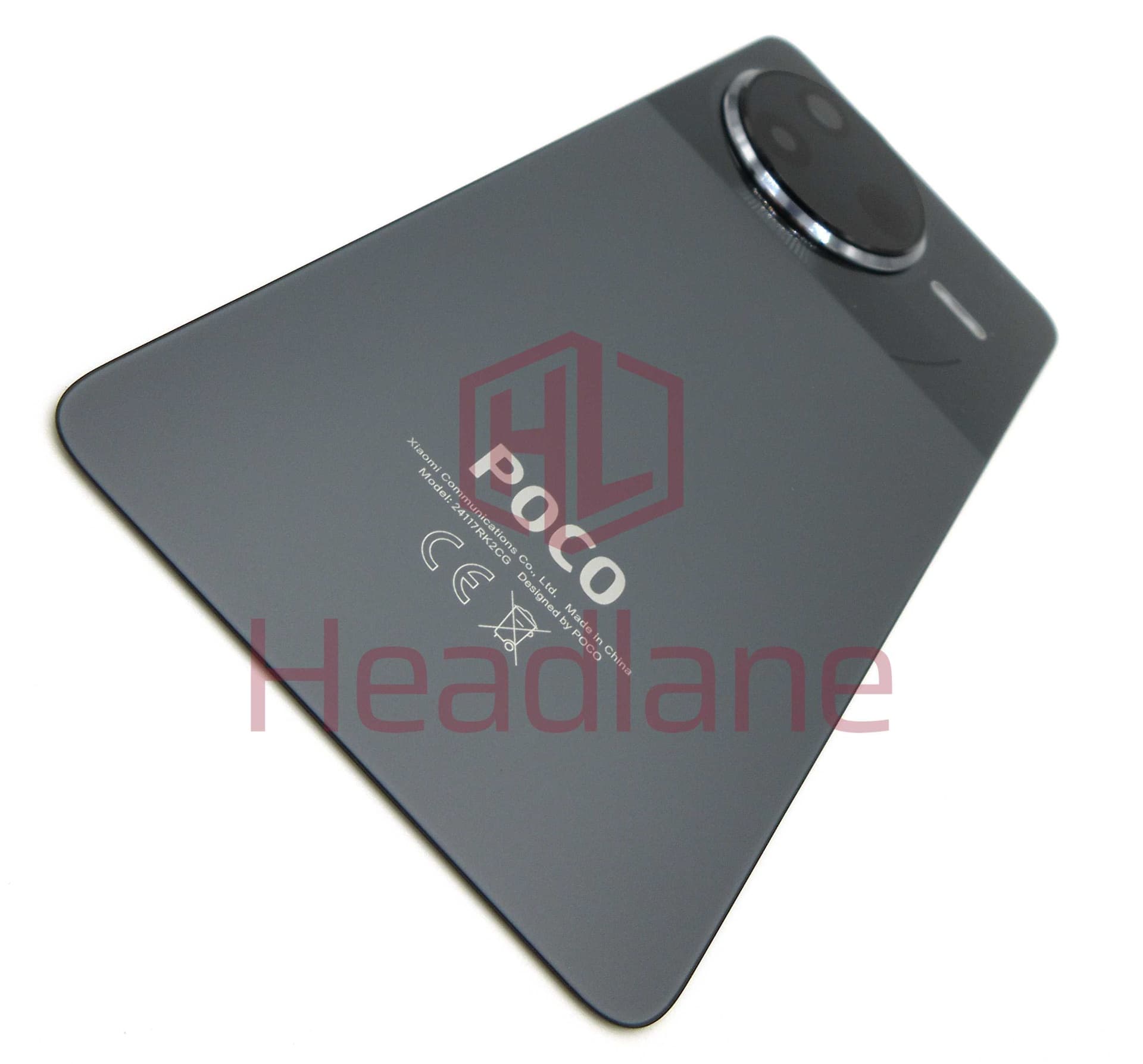 Xiaomi Poco F7 Pro Back / Battery Cover - Black - 56002900O1100
