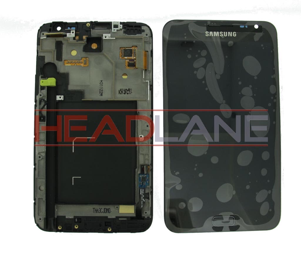 Samsung GT-N7000 Galaxy Note LCD Display / Screen + Touch - Black - GH97-12948A - Samsung Replacement Part