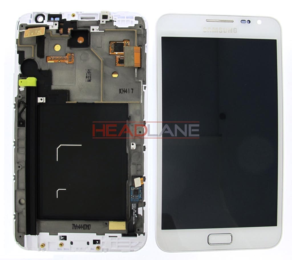 Samsung GT-N7000 Galaxy Note LCD Display / Screen + Touch - White - GH97-12948B - Samsung Replacement Part