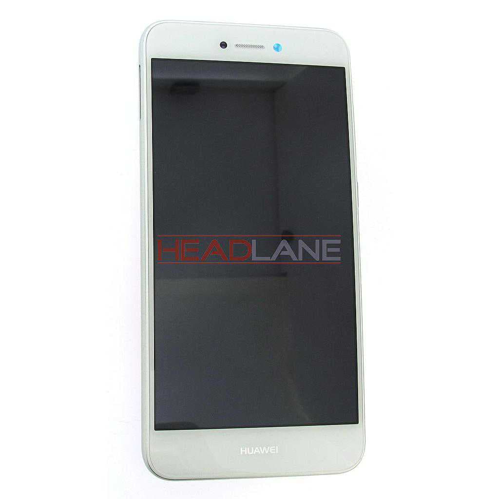 Huawei P8 Lite (2017) LCD Display / Screen + Touch + Battery Assembly - White - 02351DNG - Huawei Replacement Part