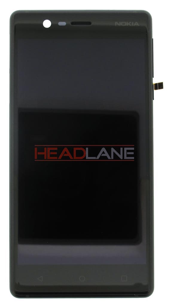 Nokia 3 LCD Display / Screen + Touch - Black (Type A - Dual SIM) - 20NE1BW0001 - Nokia (HMD) Replacement Part