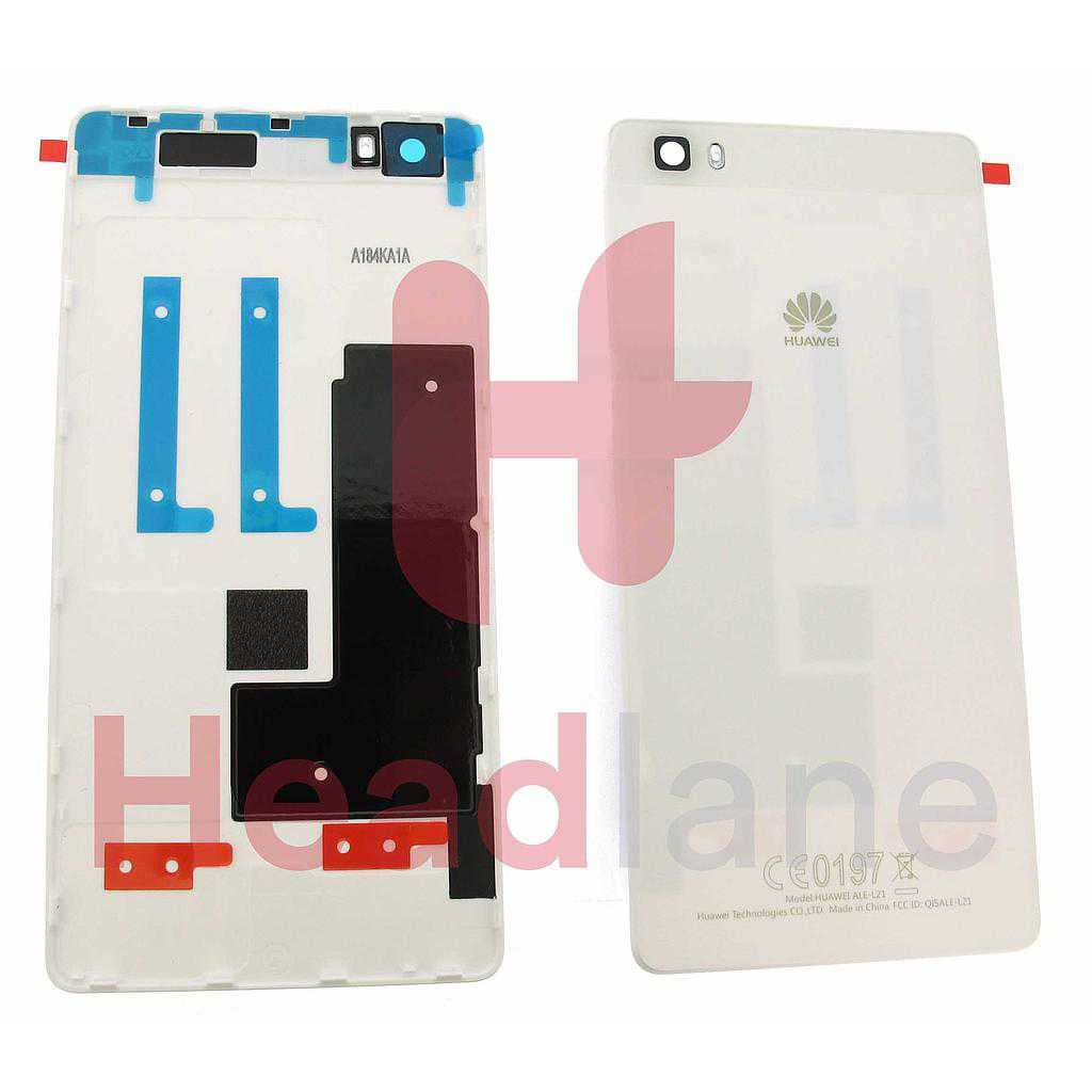 Huawei P8 Lite Battery Cover - White - 02350GKS - Huawei Replacement Part