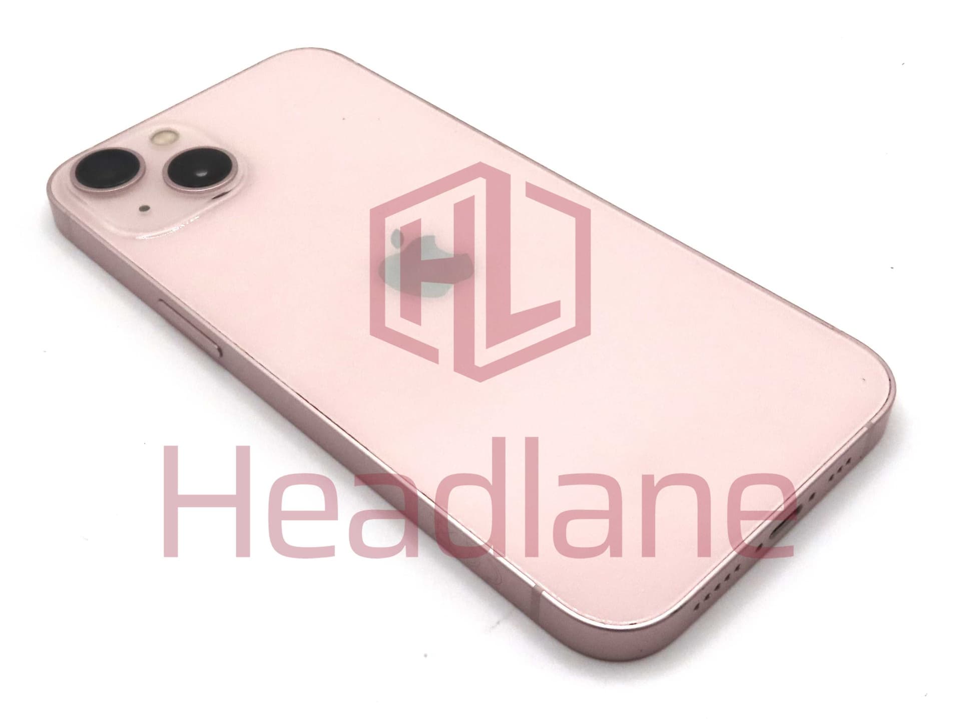 iPhone 13 Back / Battery Cover + Small Parts - Pink (Pulled - Grade B) - IP13BH-PK-B