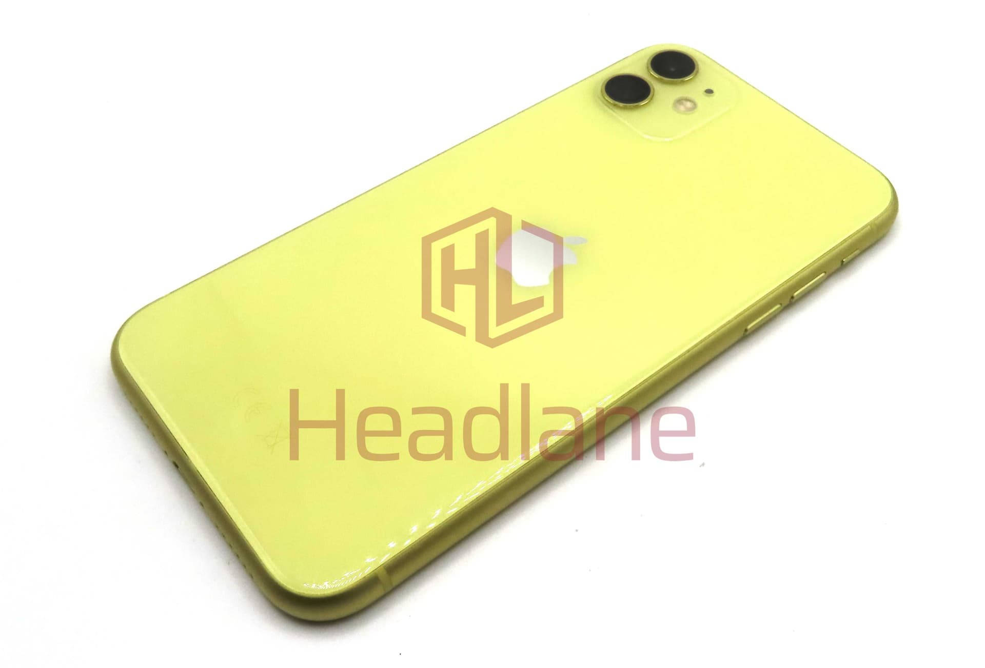 Apple iPhone 11 Back / Battery Cover + Small Parts - Yellow (Pulled - Grade C) - IP11BH-YL-C