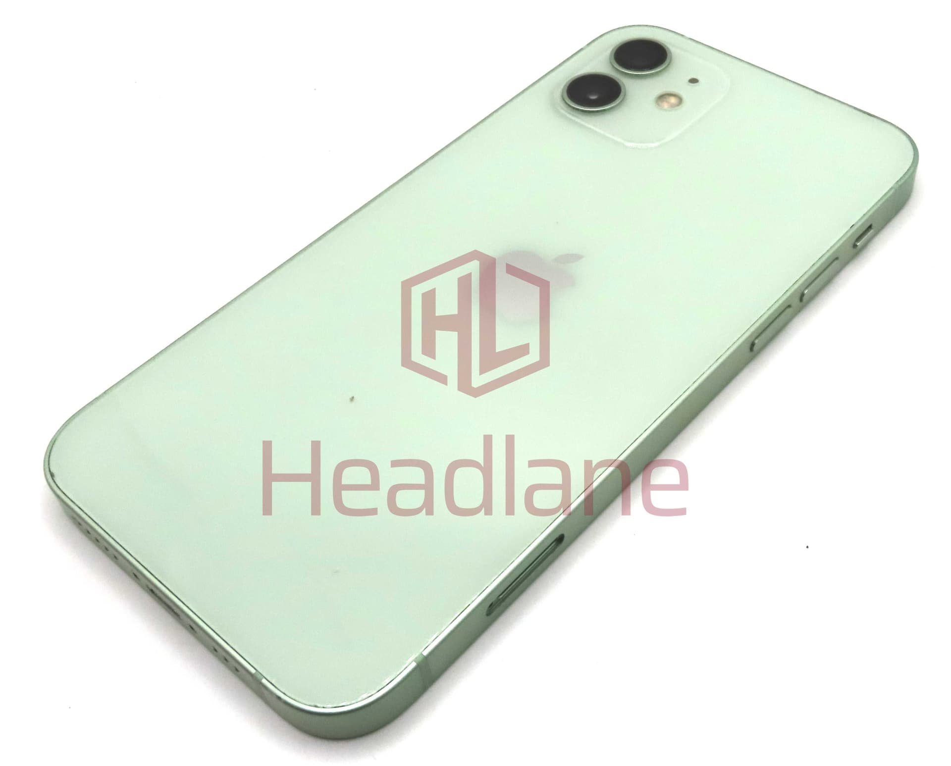 iPhone 12 Back / Battery Cover + Small Parts - Green (Pulled - Grade C) - IP12BH-GR-C