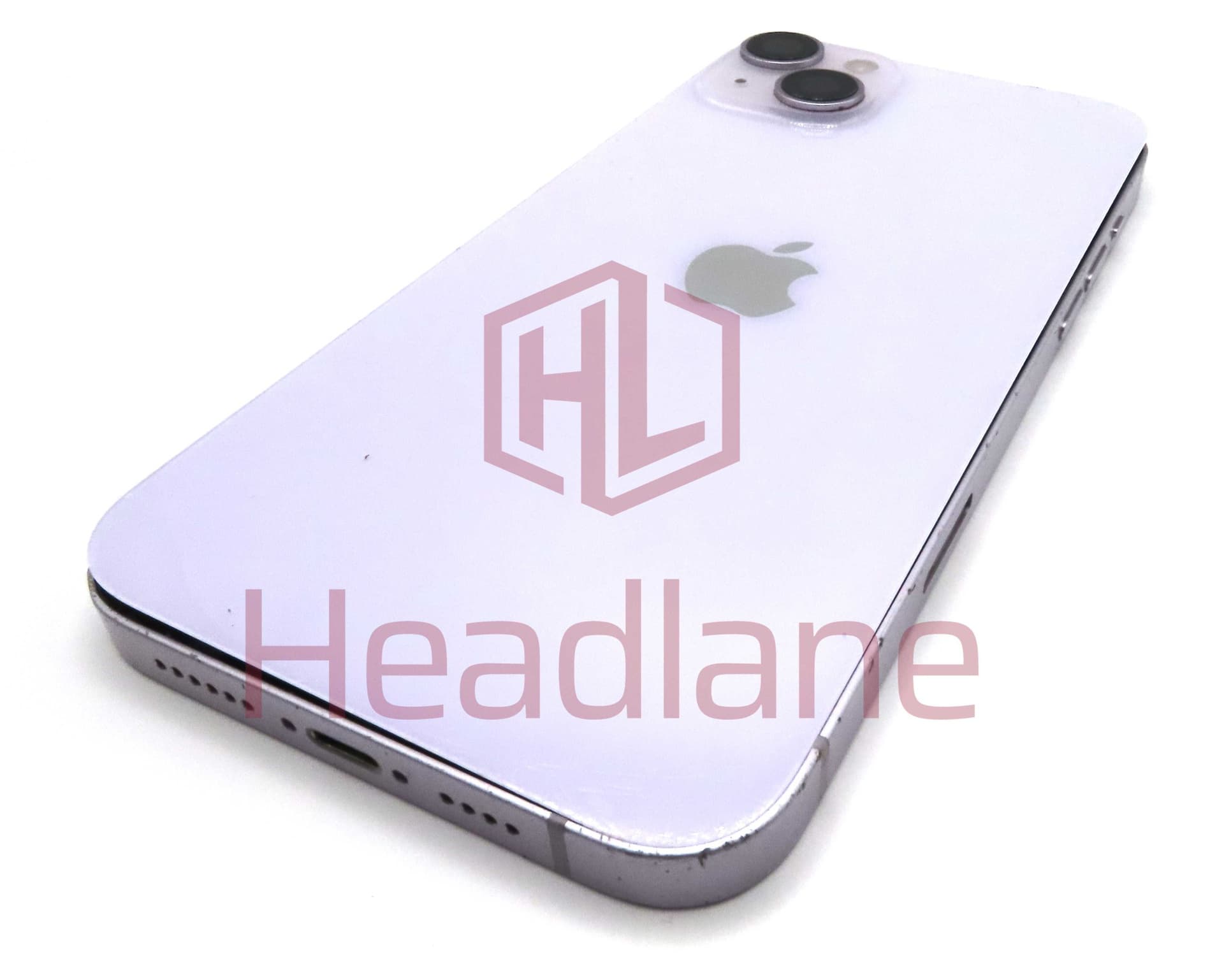 iPhone 14 Plus Back / Battery Cover + Small Parts - Purple (Pulled - Grade C) - IP14PBH-PL-C