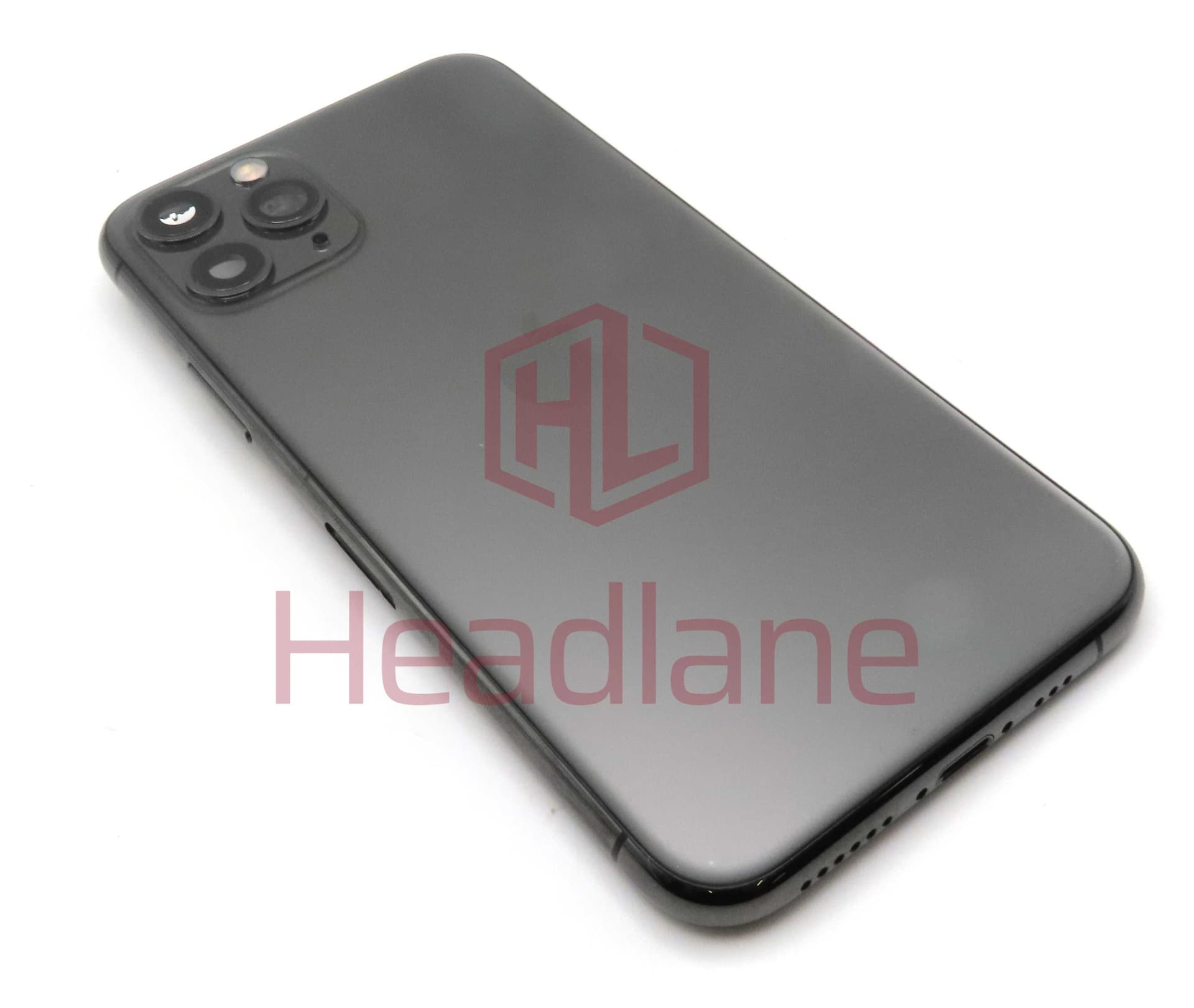 Apple iPhone 11 Pro Back / Battery Cover + Small Parts - Space Grey (Pulled - Grade C) (No Camera) - IP11PRBH-SG-NC-C